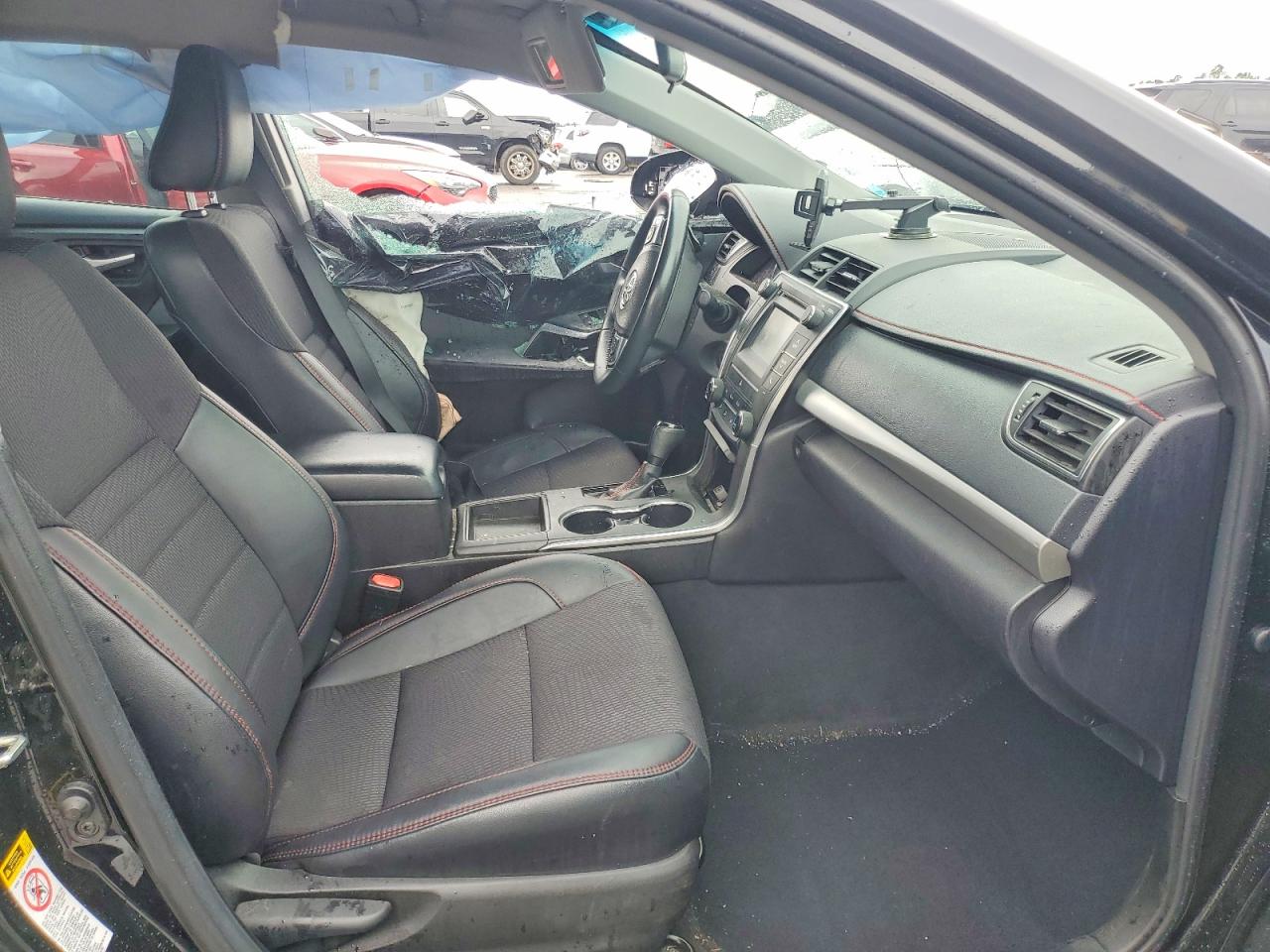 2016 Toyota Camry Se Black vin: 4T1BF1FK9GU212688