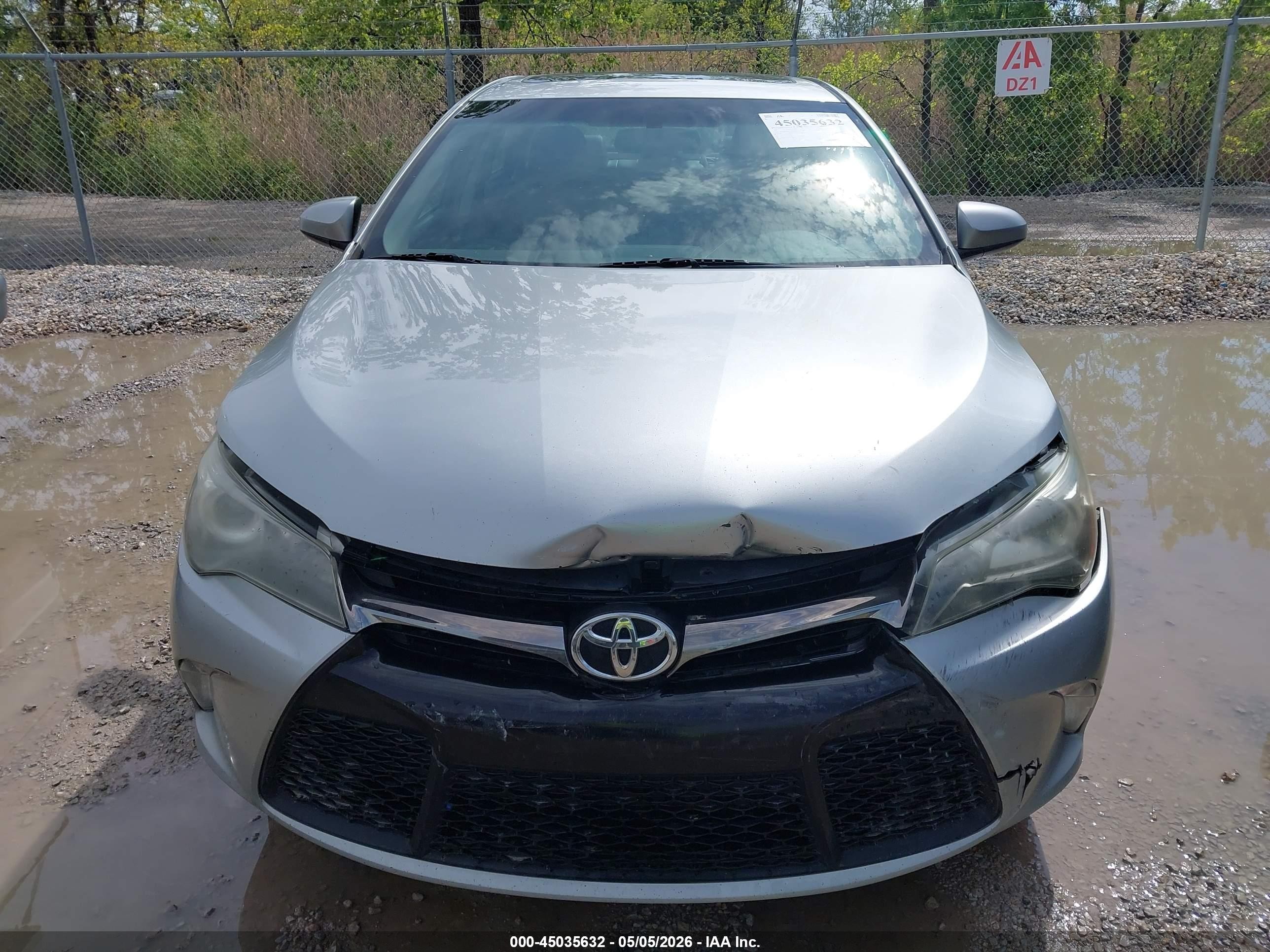 2016 Toyota Camry Se Серебряный vin: 4T1BF1FK9GU256576