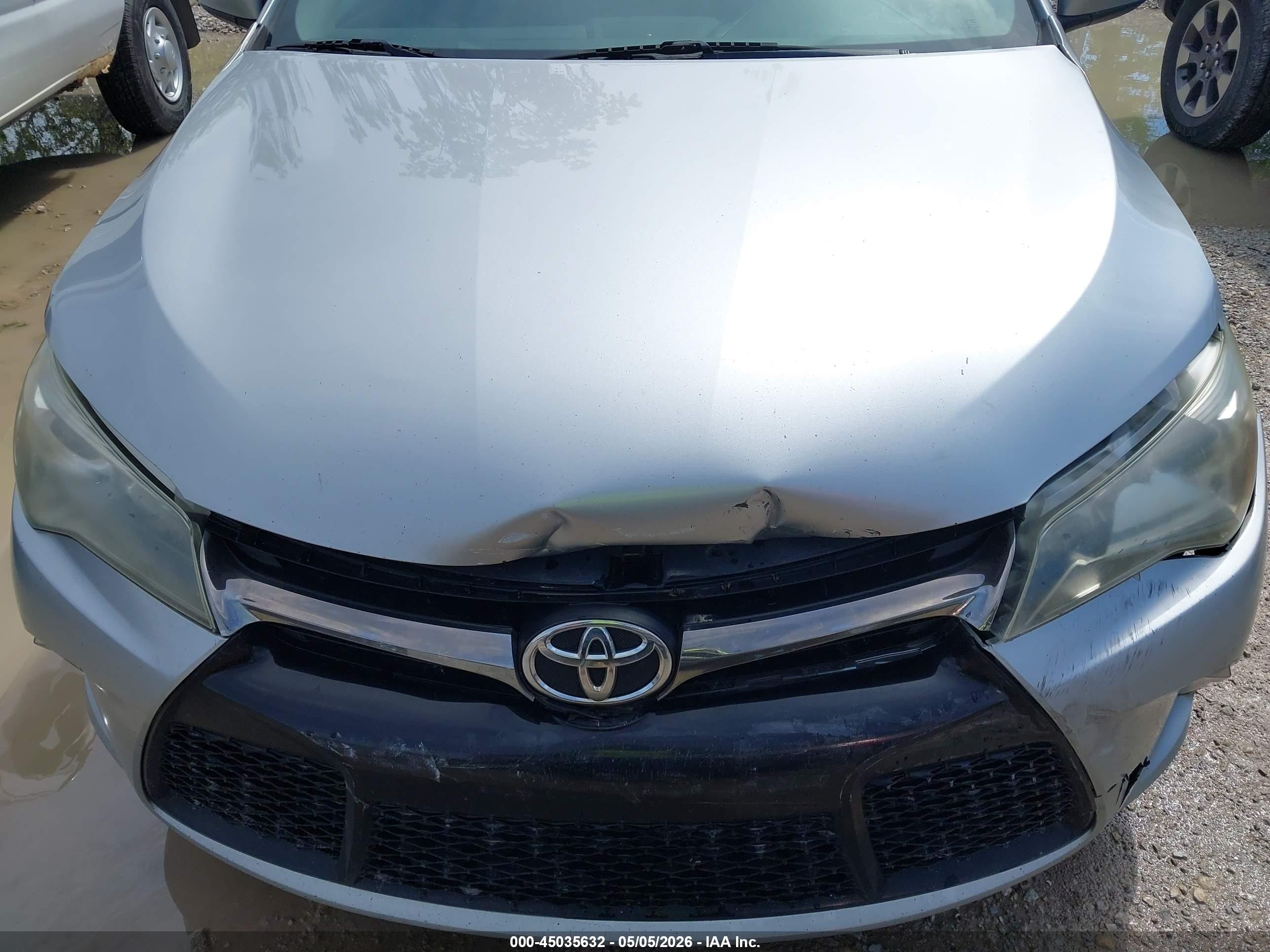 2016 Toyota Camry Se Серебряный vin: 4T1BF1FK9GU256576