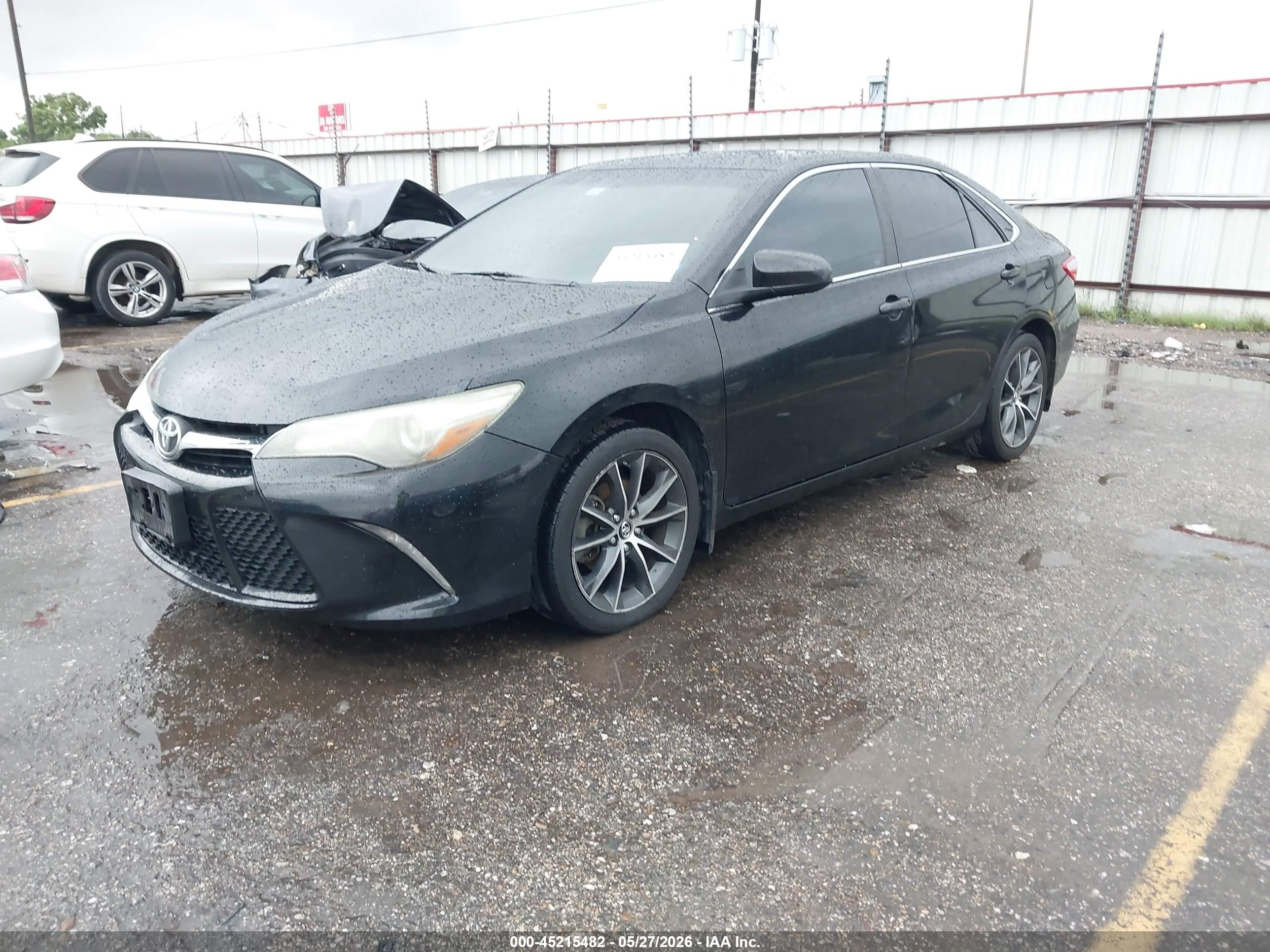 2016 Toyota Camry Xse Black vin: 4T1BF1FK9GU554190