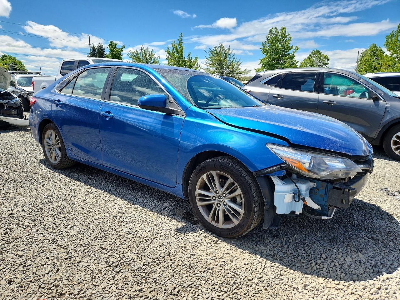 2017 Toyota Camry Se Blue vin: 4T1BF1FK9HU688960