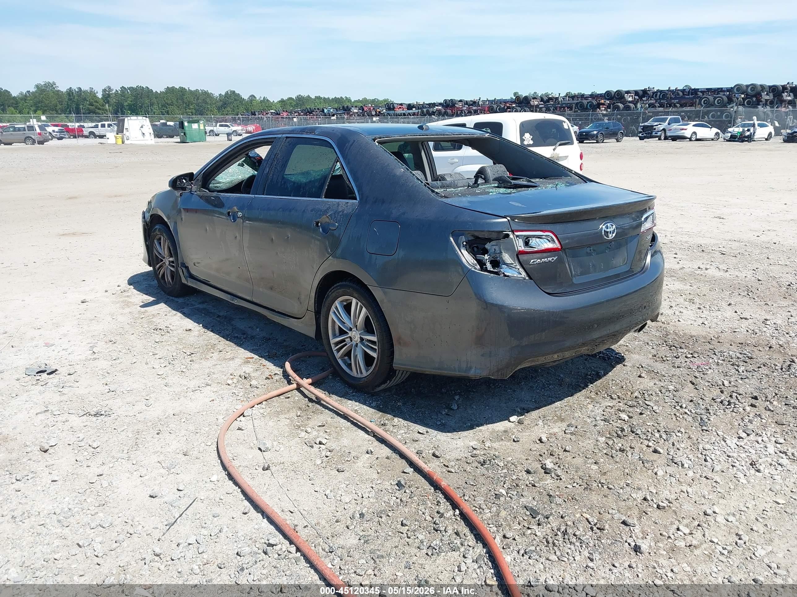 2012 Toyota Camry Se Silver vin: 4T1BF1FKXCU013661