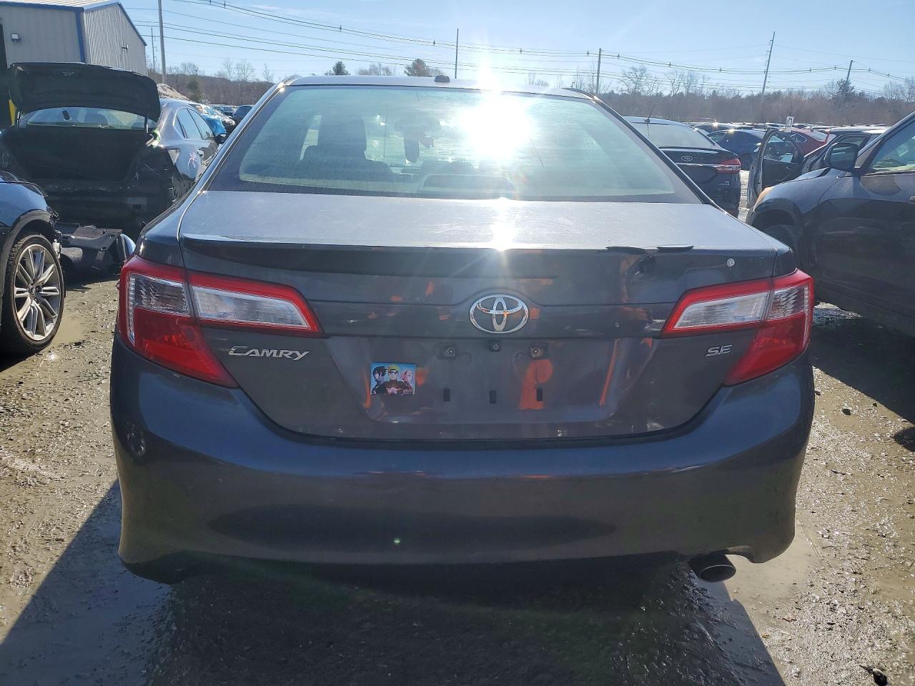 2012 Toyota Camry Se Gray vin: 4T1BF1FKXCU020397