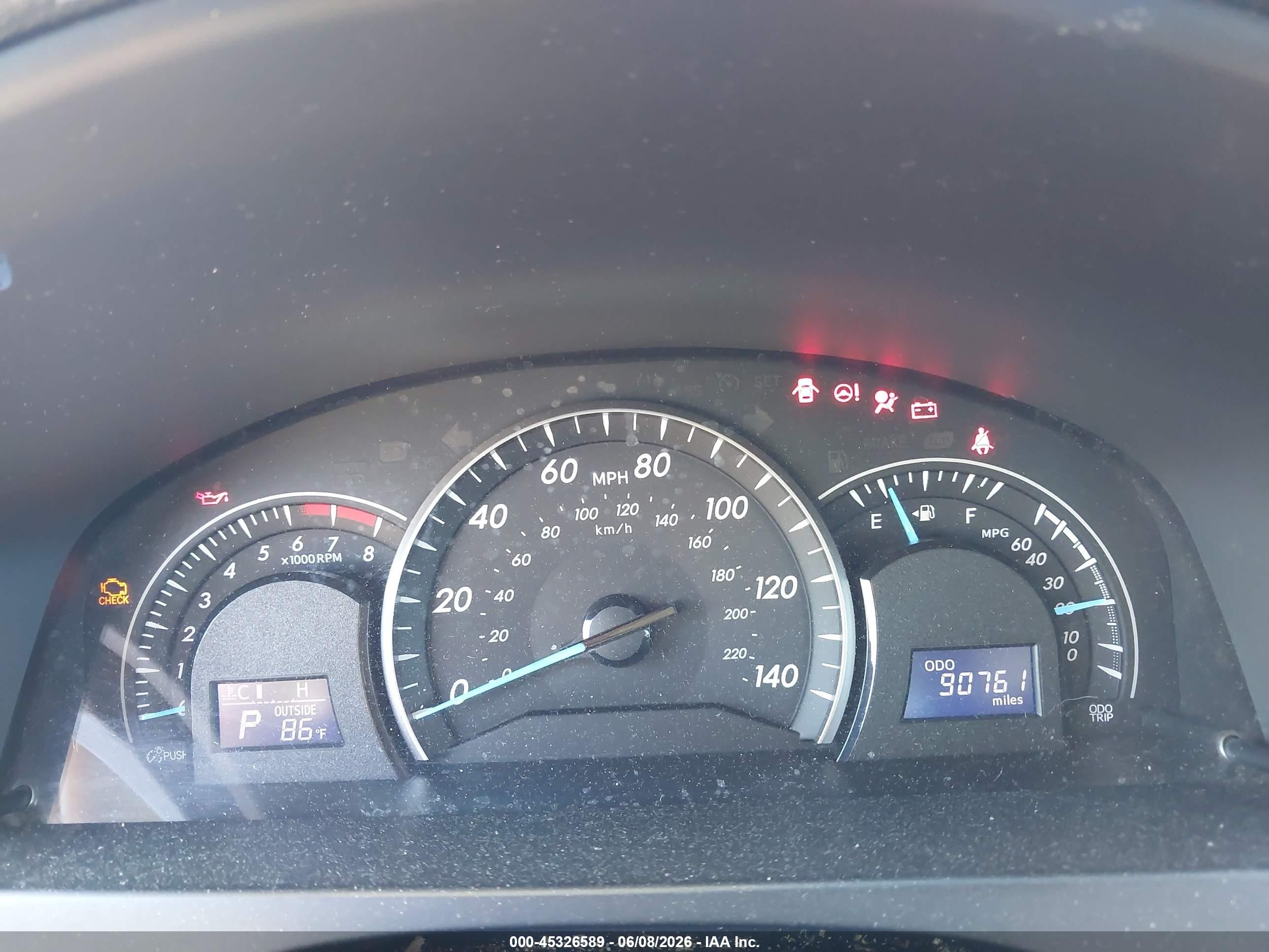 2012 Toyota Camry Le Black vin: 4T1BF1FKXCU021498
