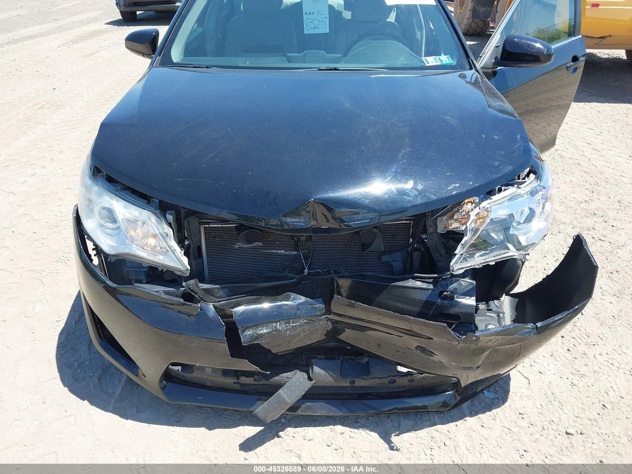 2012 Toyota Camry Le Black vin: 4T1BF1FKXCU021498