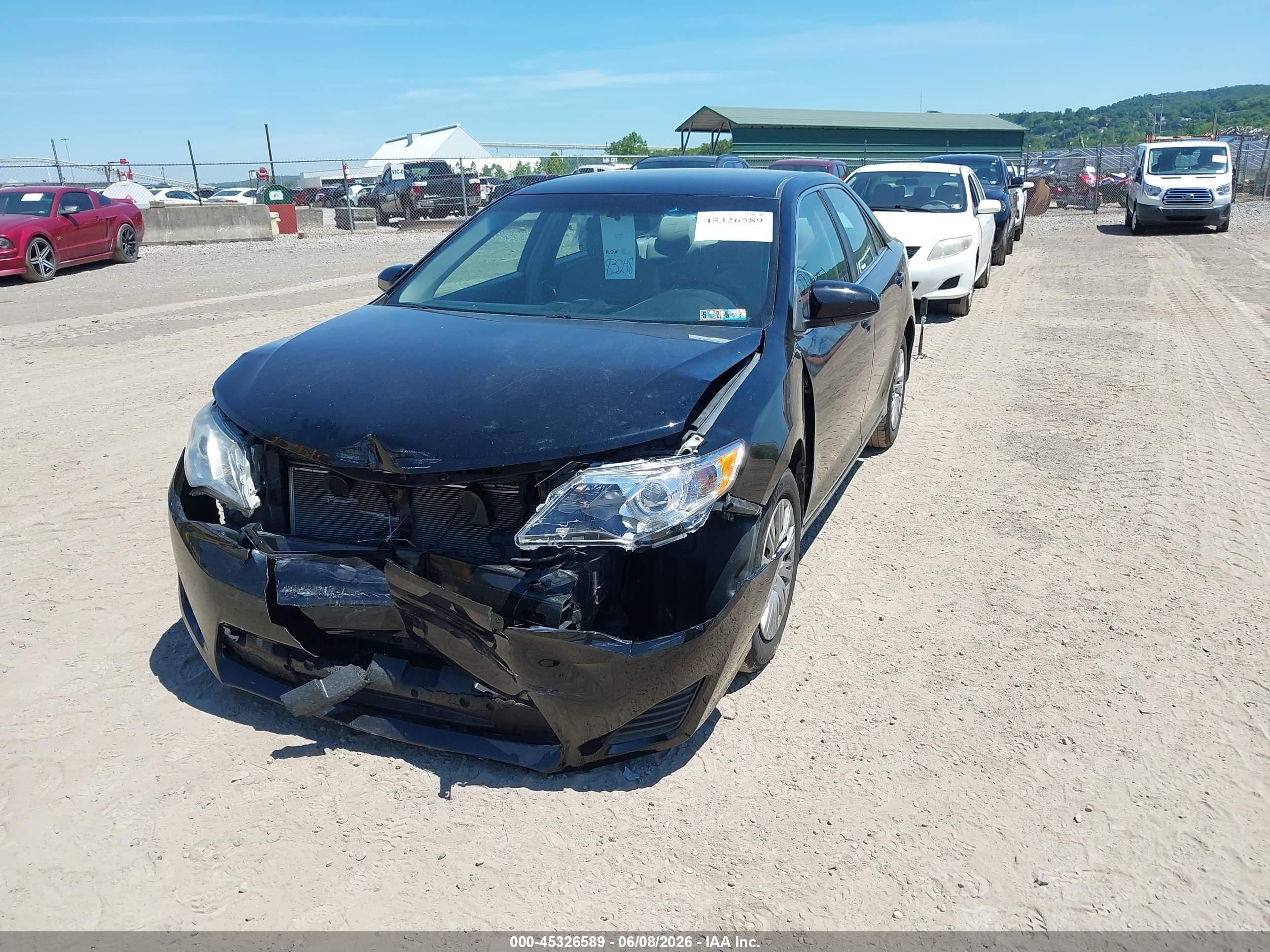 2012 Toyota Camry Le Black vin: 4T1BF1FKXCU021498