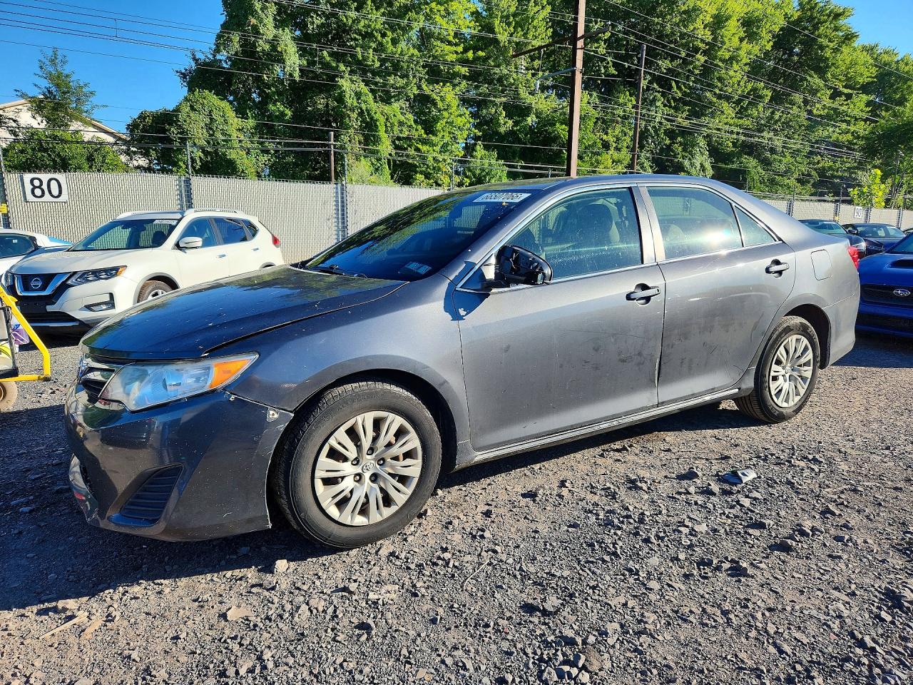 2012 Toyota Camry Le Gray vin: 4T1BF1FKXCU028614