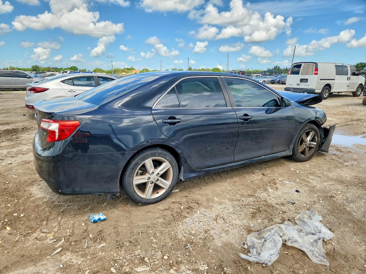 2012 Toyota Camry Se Черный vin: 4T1BF1FKXCU036552