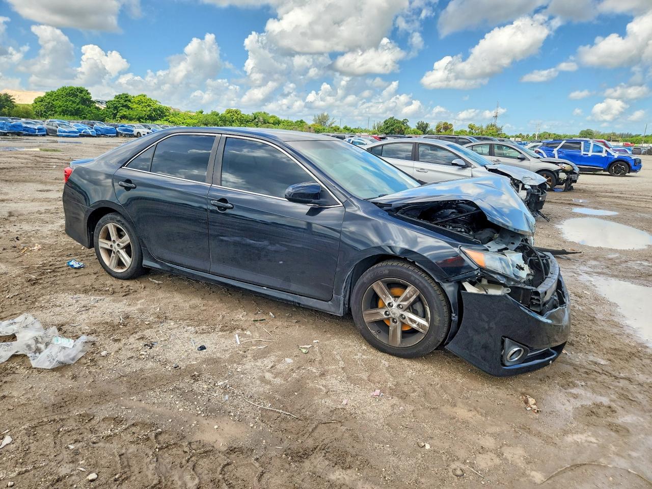 2012 Toyota Camry Se Черный vin: 4T1BF1FKXCU036552