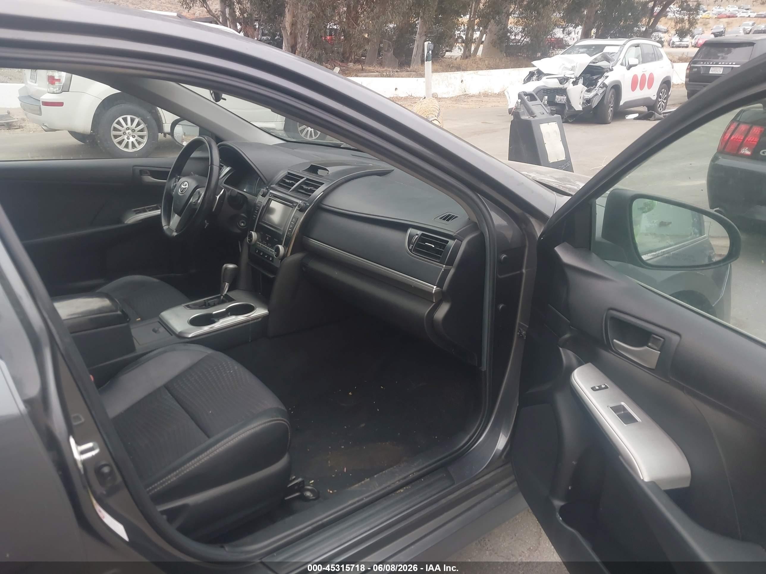 2012 Toyota Camry Se Gray vin: 4T1BF1FKXCU047180