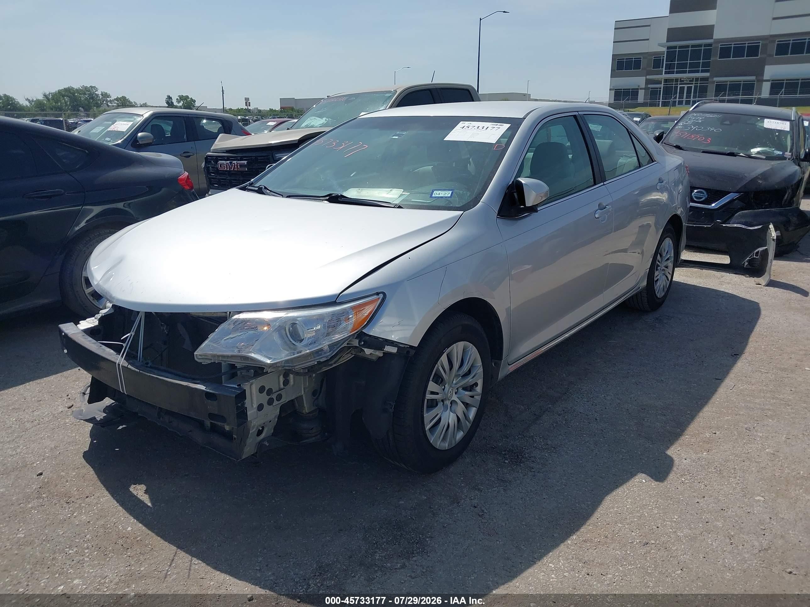2012 Toyota Camry Le Silver vin: 4T1BF1FKXCU052931