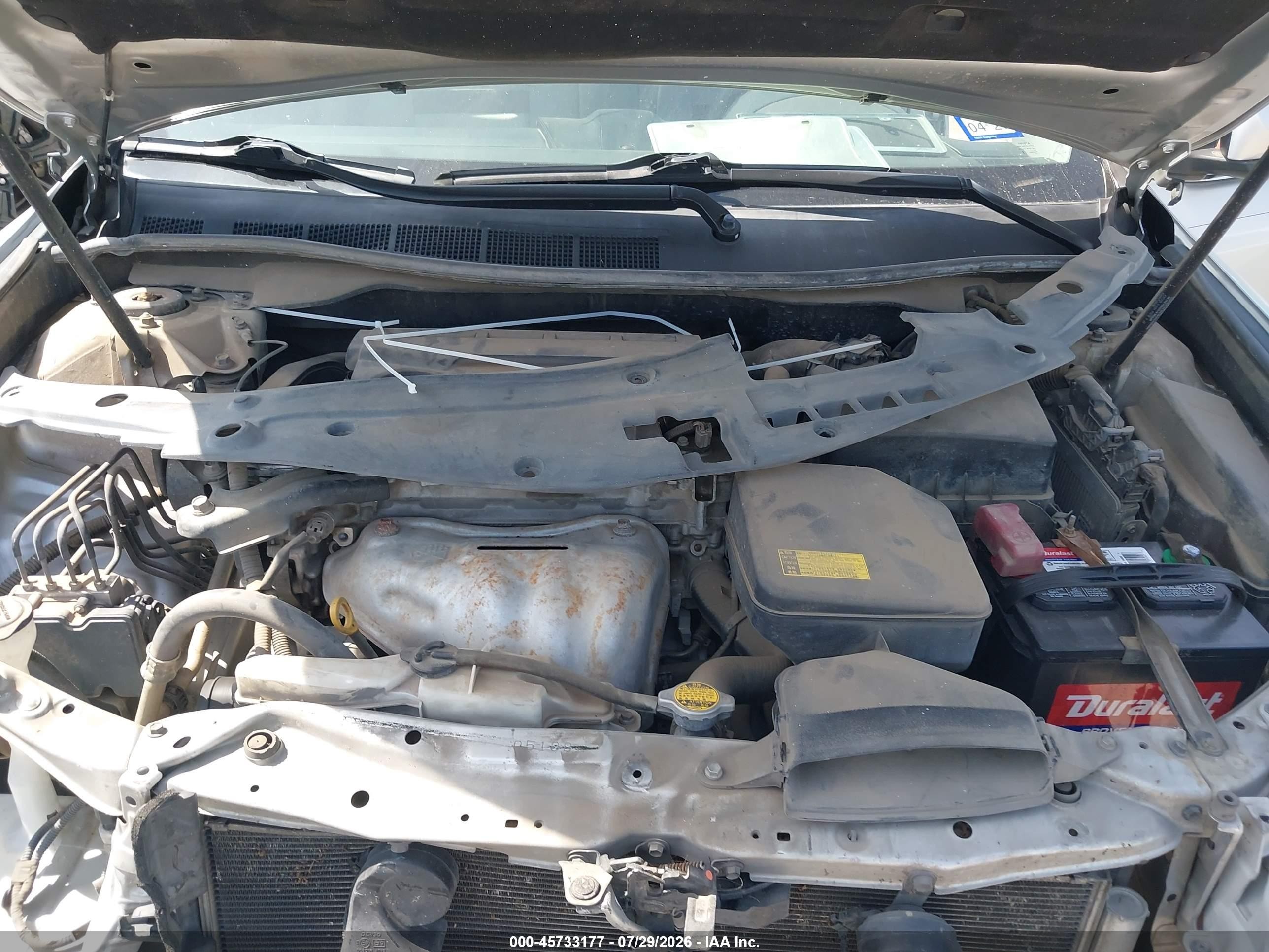 2012 Toyota Camry Le Silver vin: 4T1BF1FKXCU052931