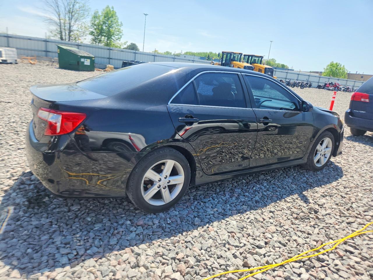 2012 Toyota Camry Se Black vin: 4T1BF1FKXCU055943