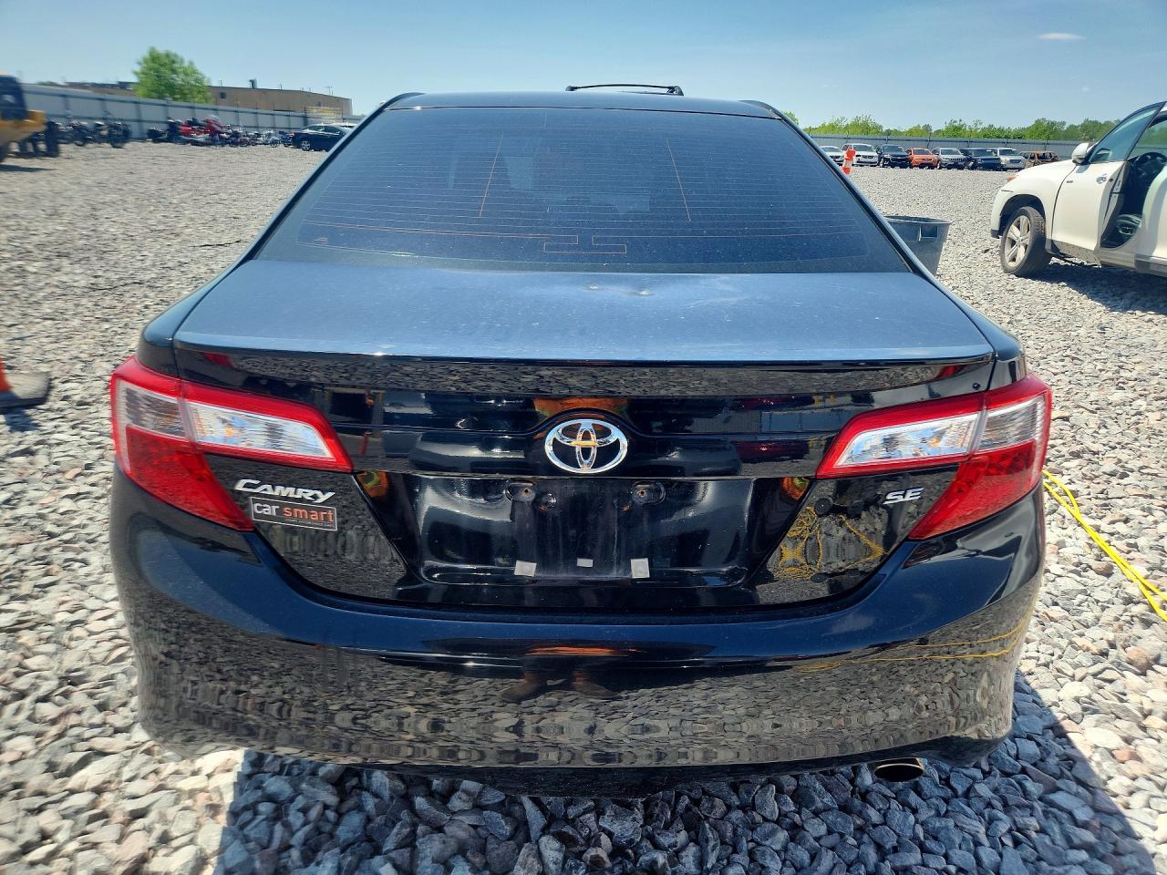 2012 Toyota Camry Se Black vin: 4T1BF1FKXCU055943