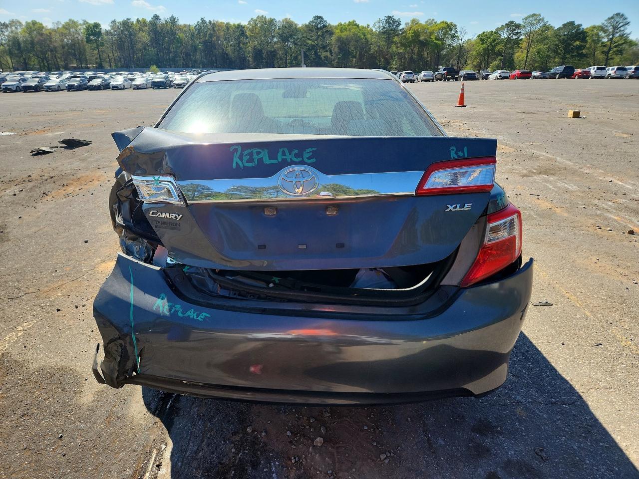 2012 Toyota Camry Xle Серый vin: 4T1BF1FKXCU065419