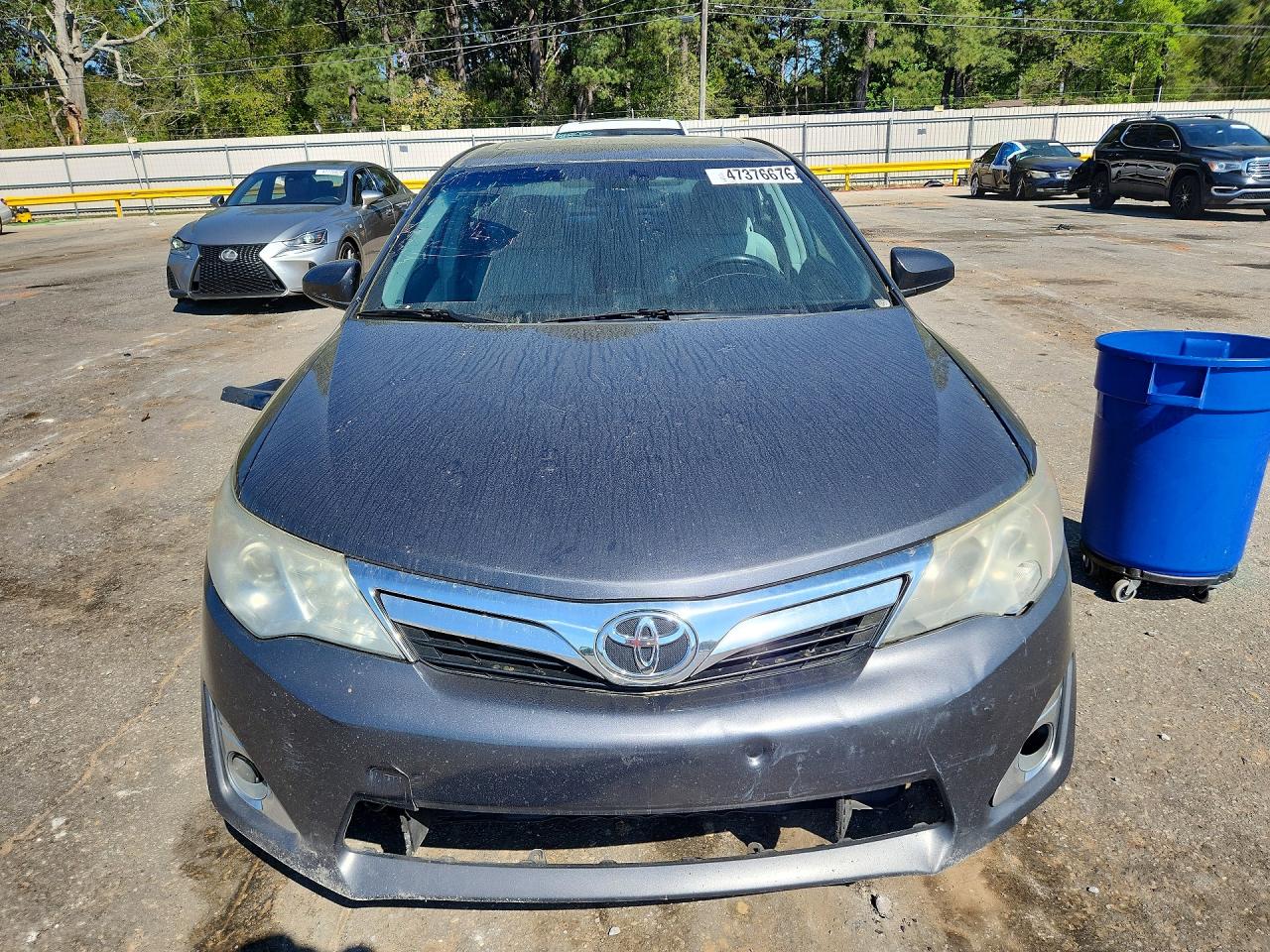 2012 Toyota Camry Xle Серый vin: 4T1BF1FKXCU065419