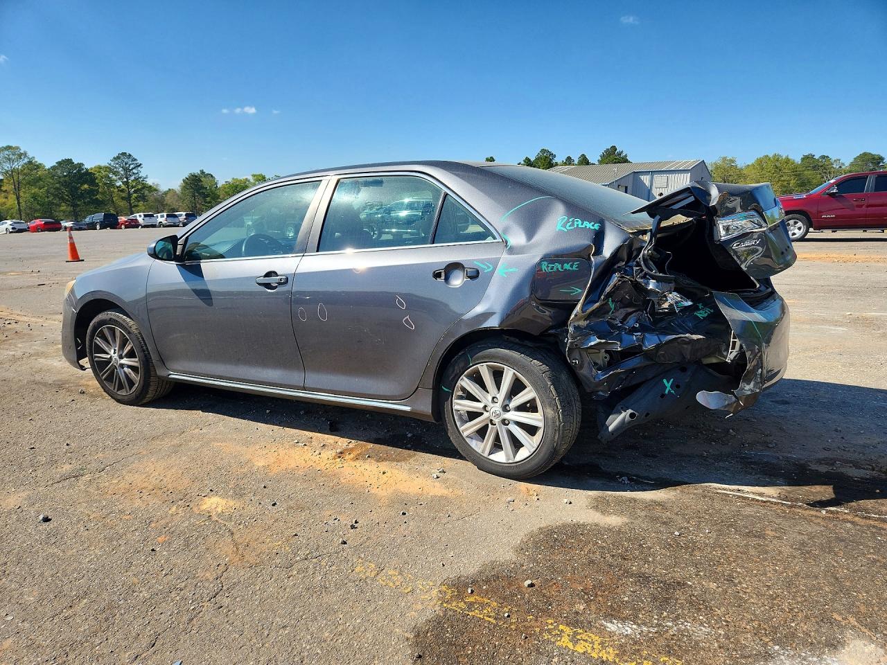 2012 Toyota Camry Xle Серый vin: 4T1BF1FKXCU065419