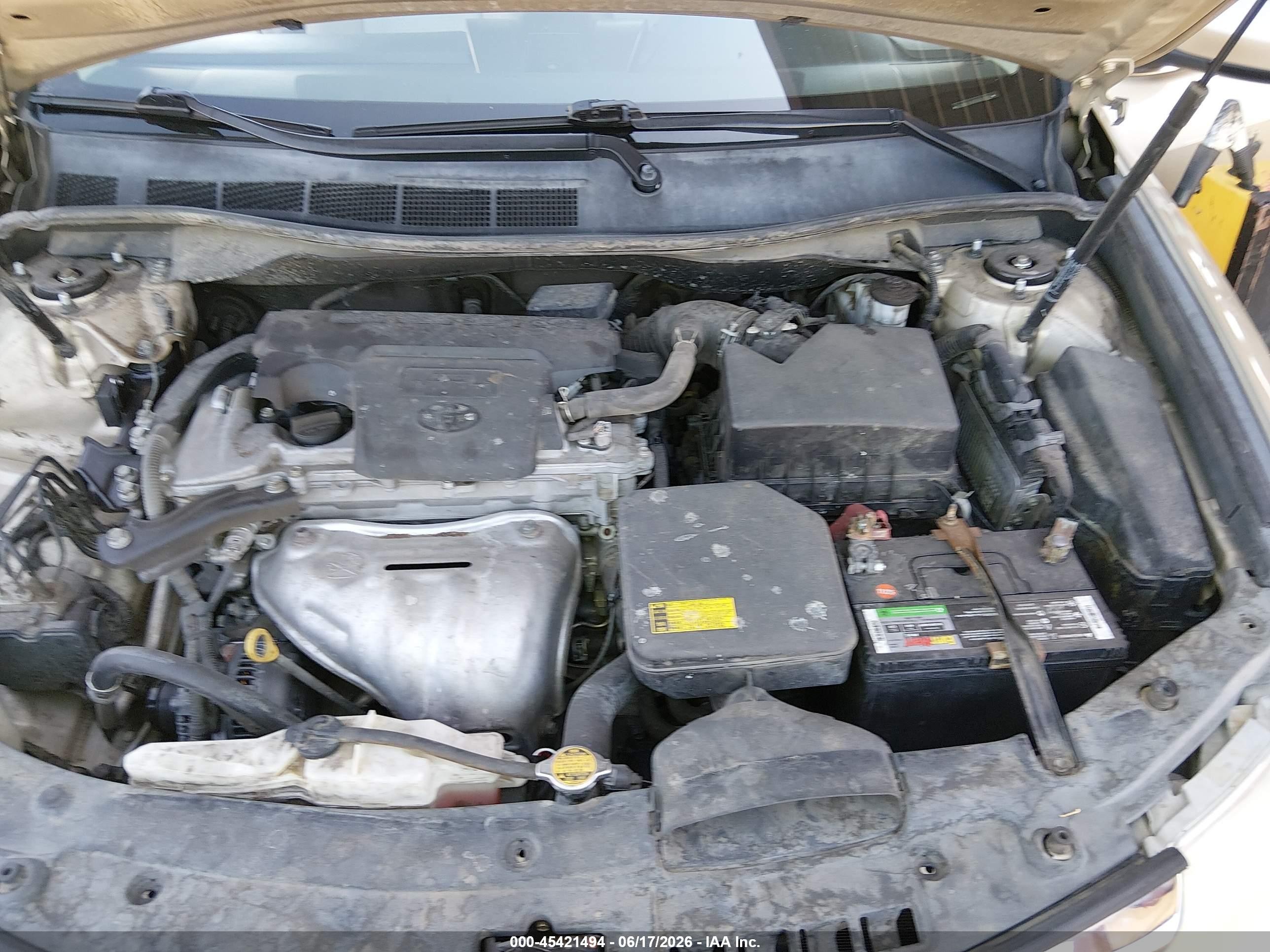 2012 Toyota Camry Le Желто-коричневый vin: 4T1BF1FKXCU071009