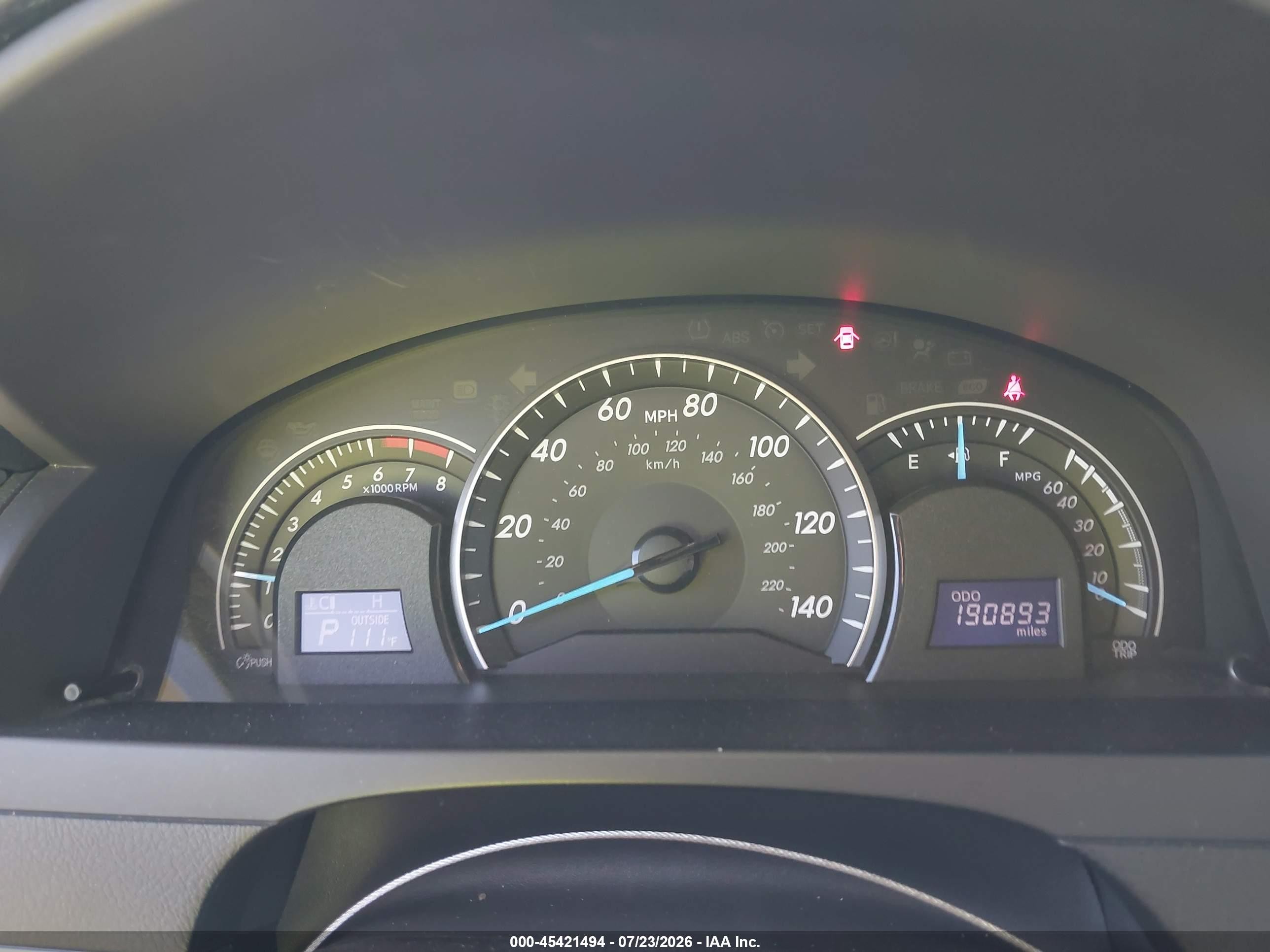2012 Toyota Camry Le Желто-коричневый vin: 4T1BF1FKXCU071009