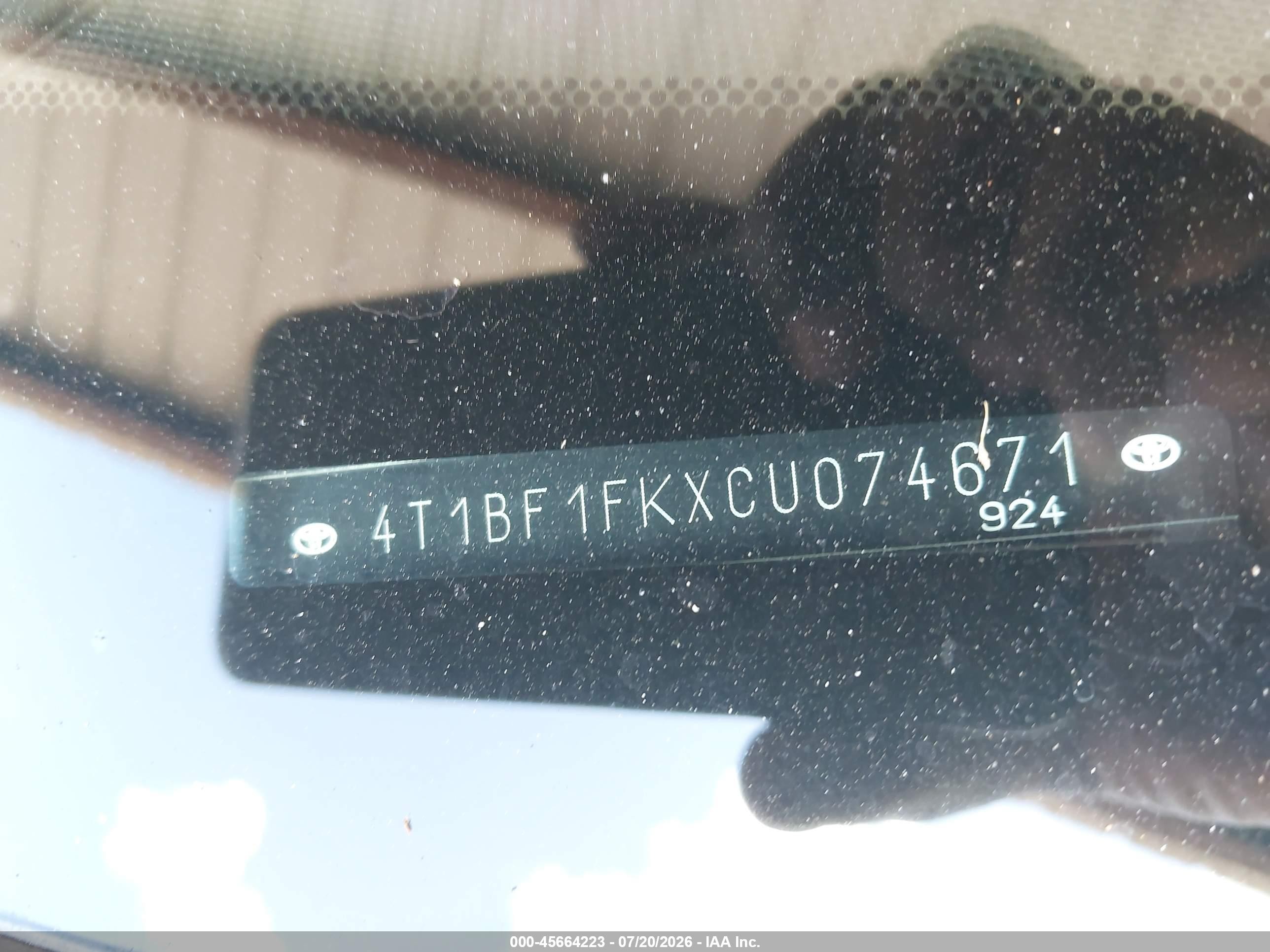2012 Toyota Camry Se Gray vin: 4T1BF1FKXCU074671