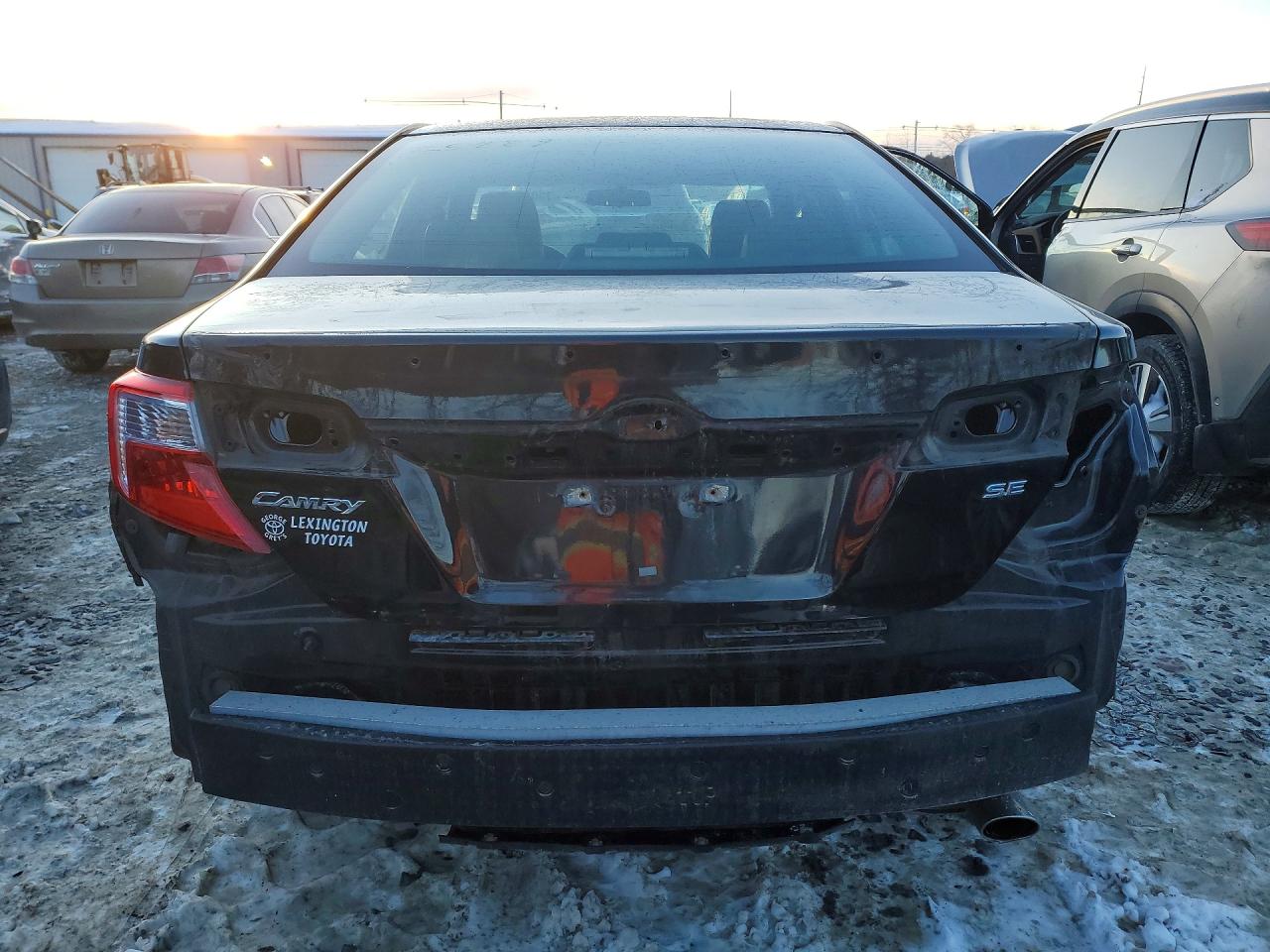 2012 Toyota Camry Se Black vin: 4T1BF1FKXCU075092