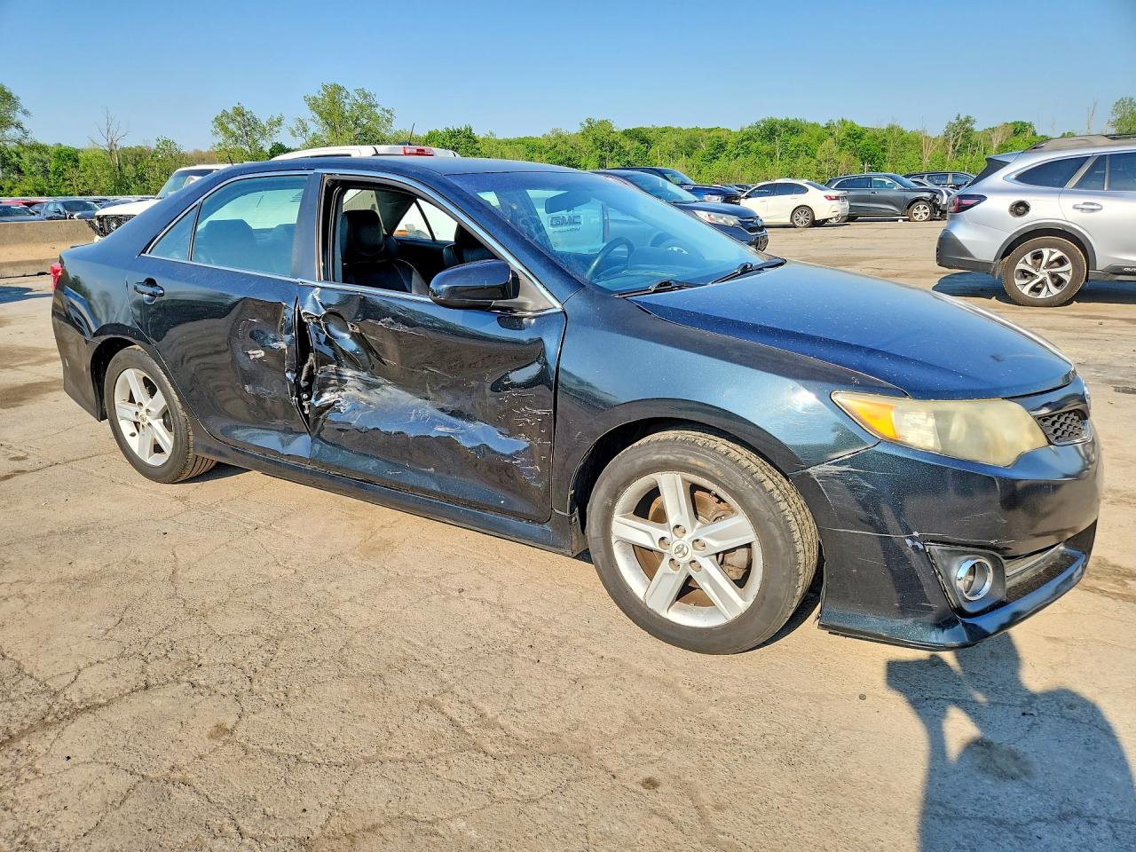 2012 Toyota Camry Se Black vin: 4T1BF1FKXCU090286