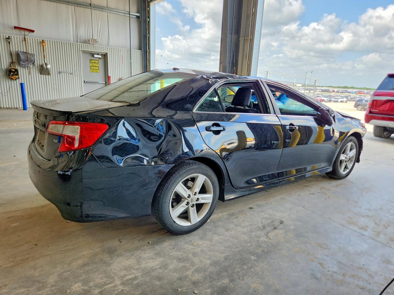 2012 Toyota Camry Se Black vin: 4T1BF1FKXCU101612