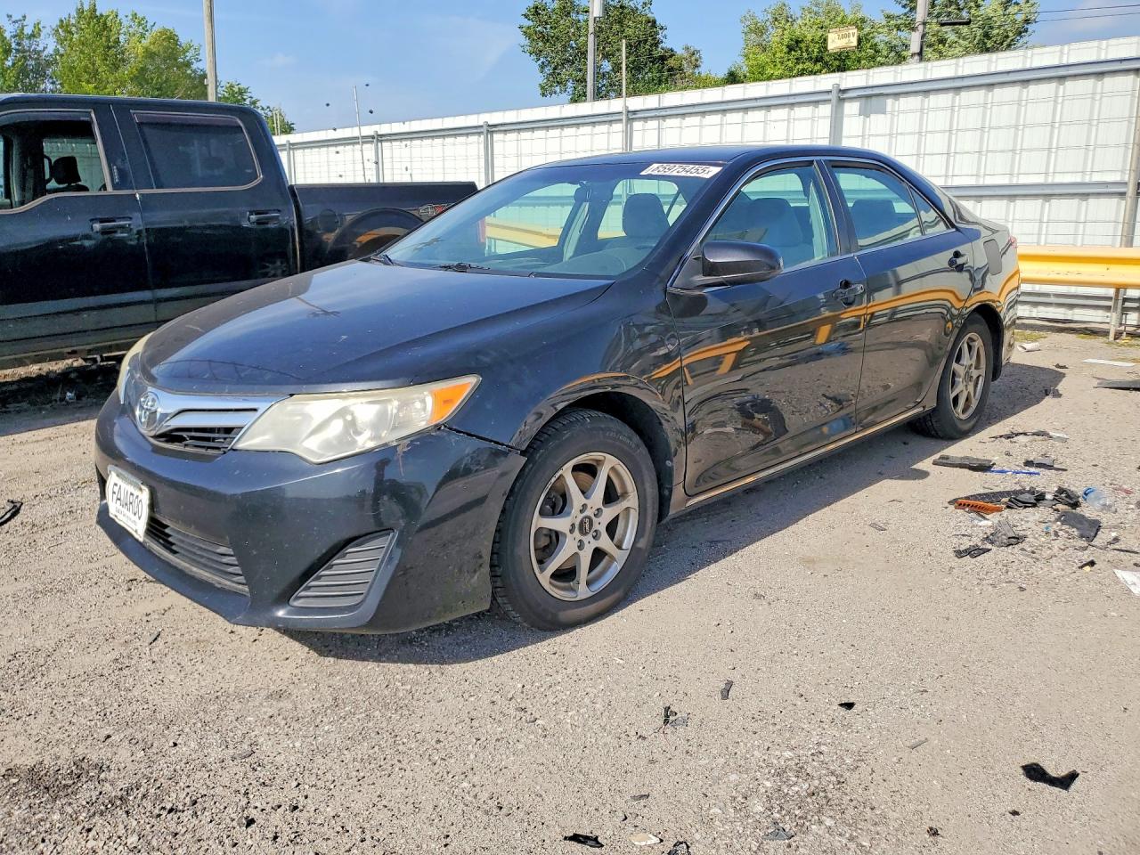 2012 Toyota Camry Le Серый vin: 4T1BF1FKXCU104252
