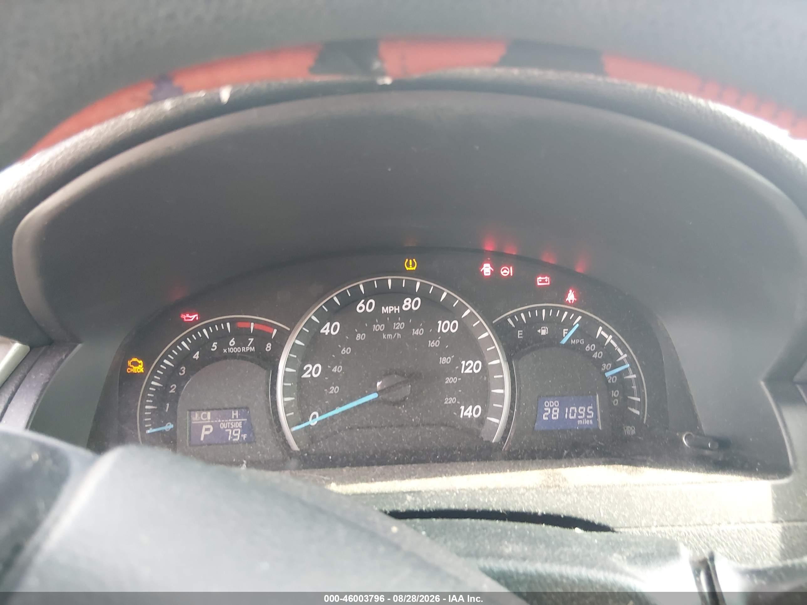 2012 Toyota Camry Le Серебряный vin: 4T1BF1FKXCU112111