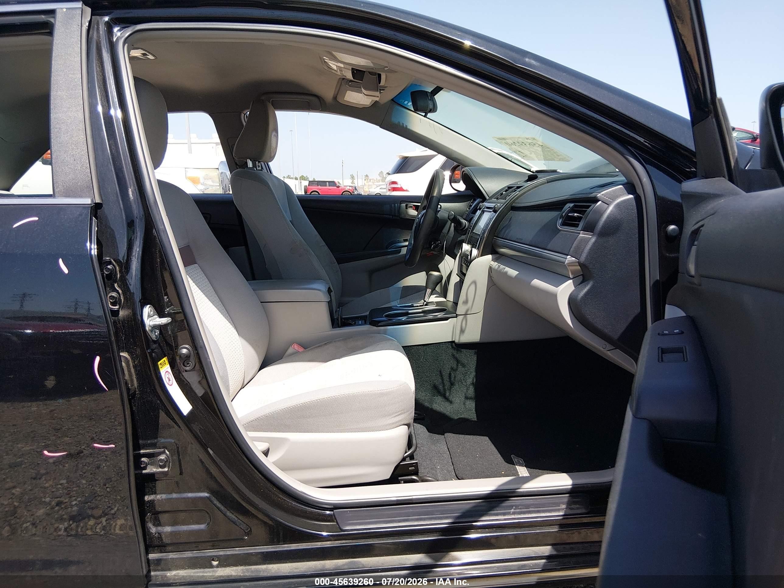2012 Toyota Camry Le Black vin: 4T1BF1FKXCU112612
