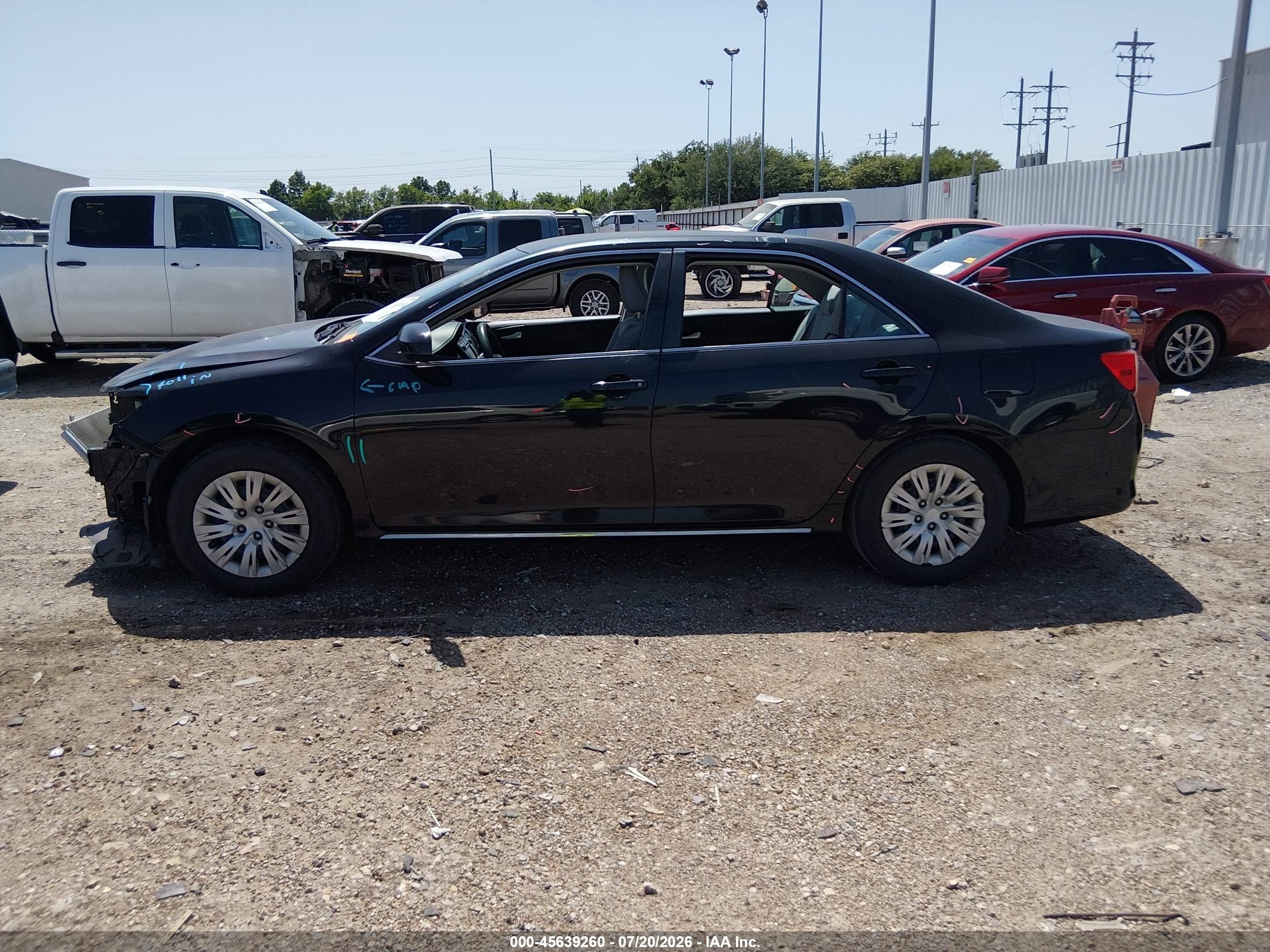 2012 Toyota Camry Le Black vin: 4T1BF1FKXCU112612