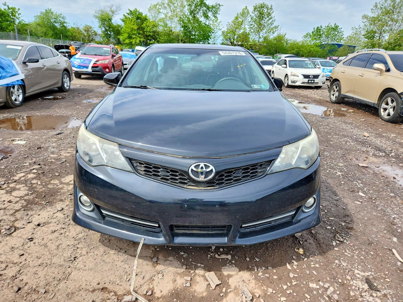 2012 Toyota Camry Se Black vin: 4T1BF1FKXCU126428