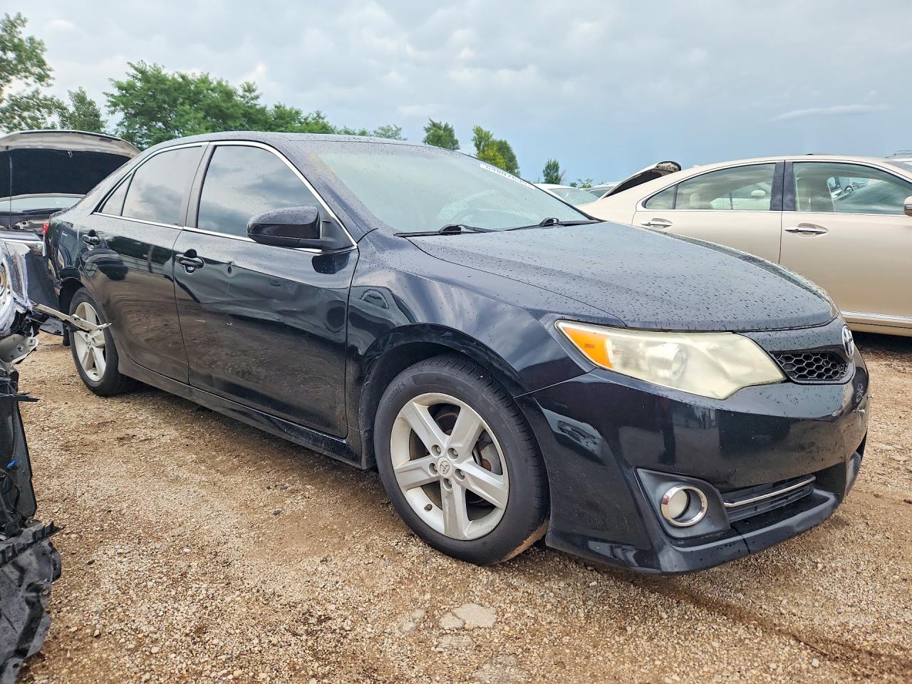 2012 Toyota Camry Se Black vin: 4T1BF1FKXCU127420