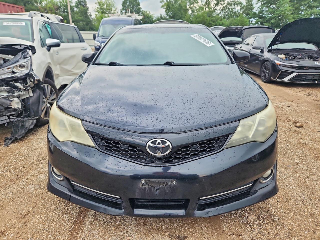 2012 Toyota Camry Se Black vin: 4T1BF1FKXCU127420