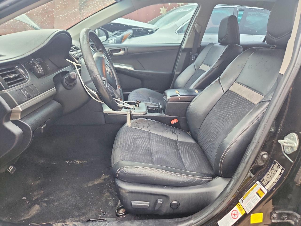 2012 Toyota Camry Se Black vin: 4T1BF1FKXCU127420