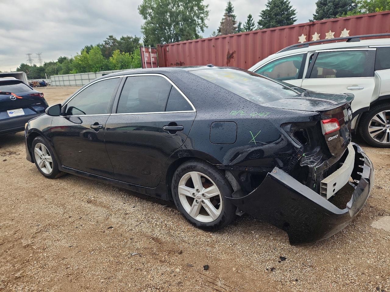 2012 Toyota Camry Se Black vin: 4T1BF1FKXCU127420