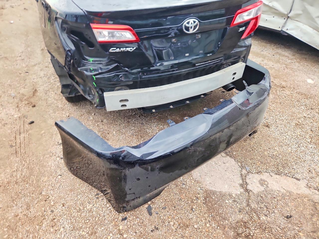 2012 Toyota Camry Se Black vin: 4T1BF1FKXCU127420