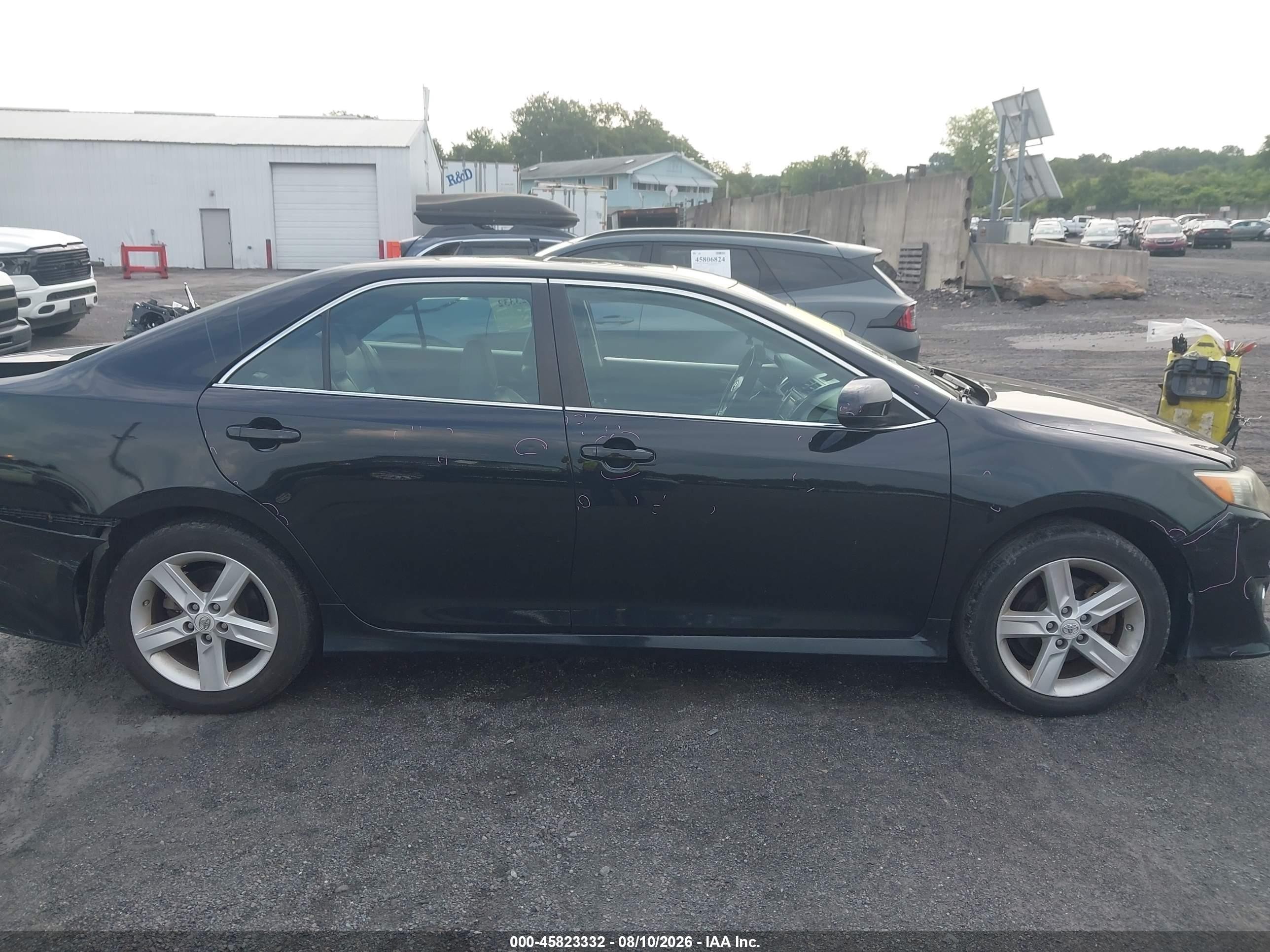 2012 Toyota Camry Se Black vin: 4T1BF1FKXCU134268