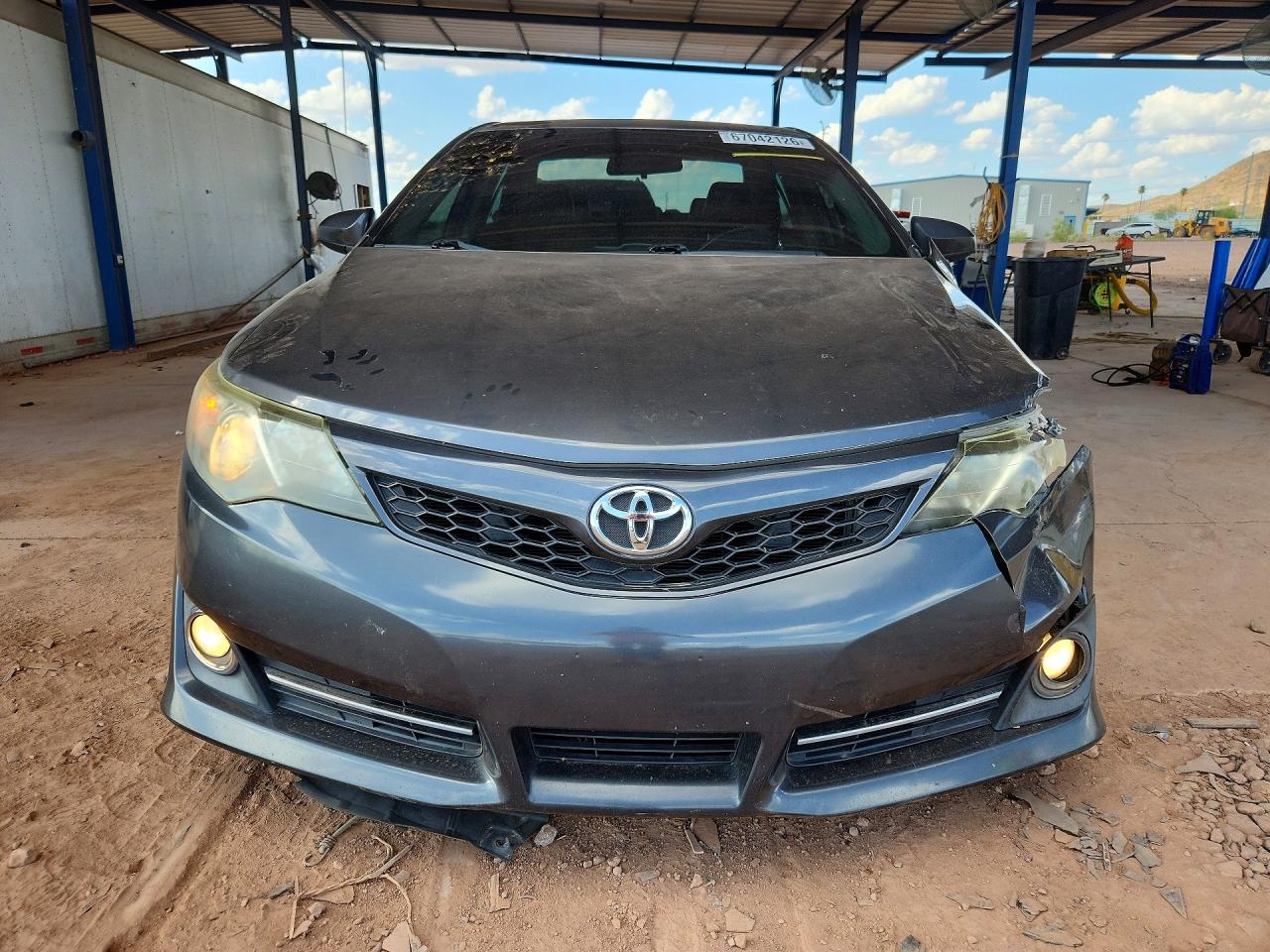2012 Toyota Camry Se Gray vin: 4T1BF1FKXCU134870