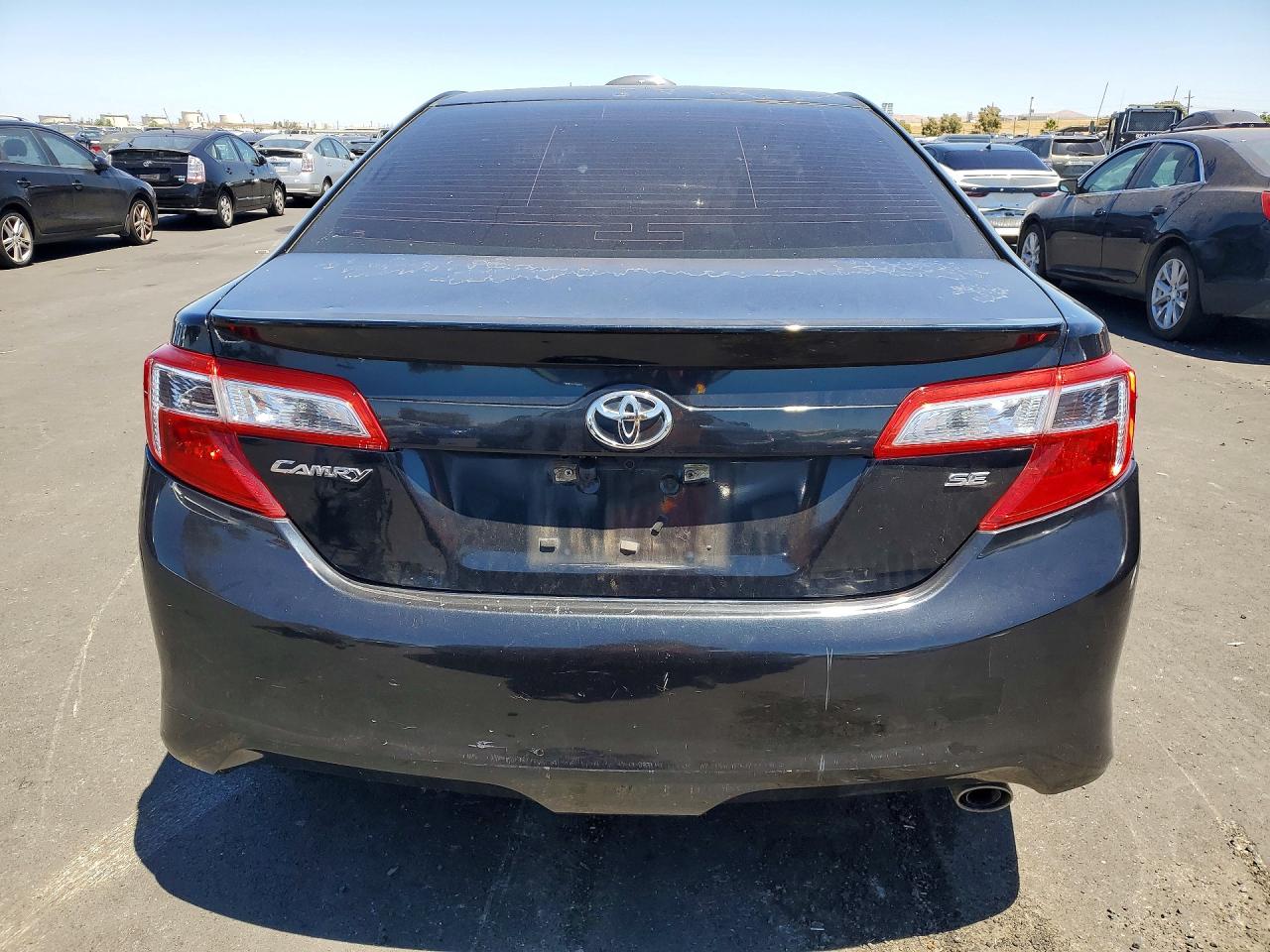 2012 Toyota Camry Se Black vin: 4T1BF1FKXCU140054
