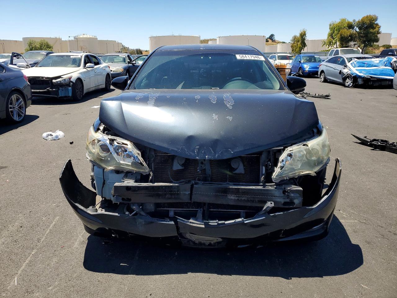 2012 Toyota Camry Se Black vin: 4T1BF1FKXCU140054