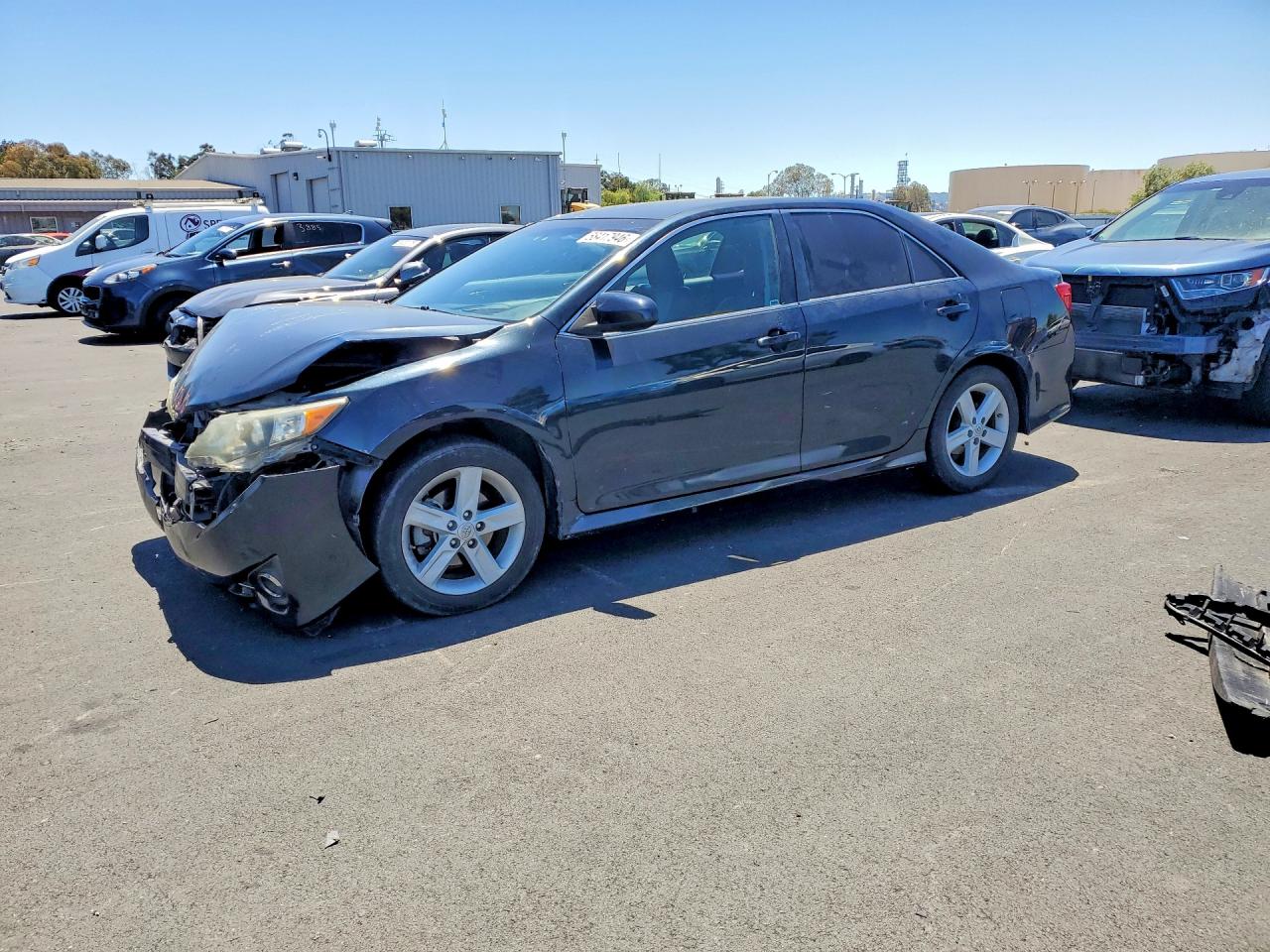 2012 Toyota Camry Se Black vin: 4T1BF1FKXCU140054