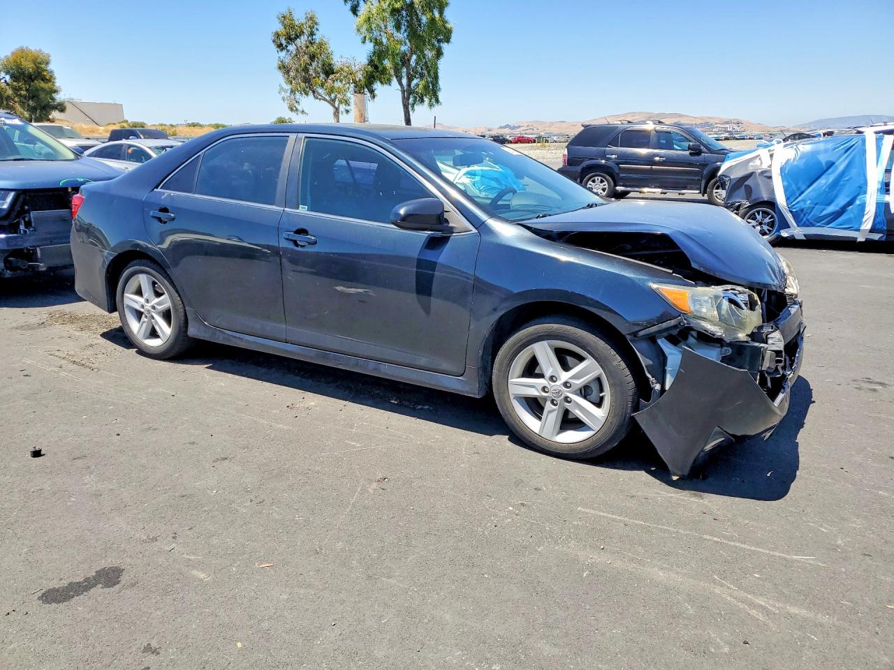 2012 Toyota Camry Se Black vin: 4T1BF1FKXCU140054