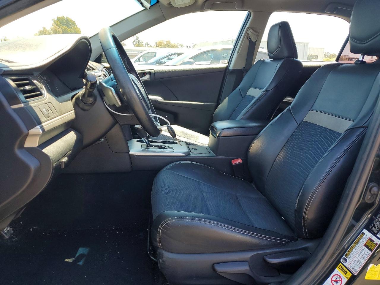 2012 Toyota Camry Se Black vin: 4T1BF1FKXCU140054