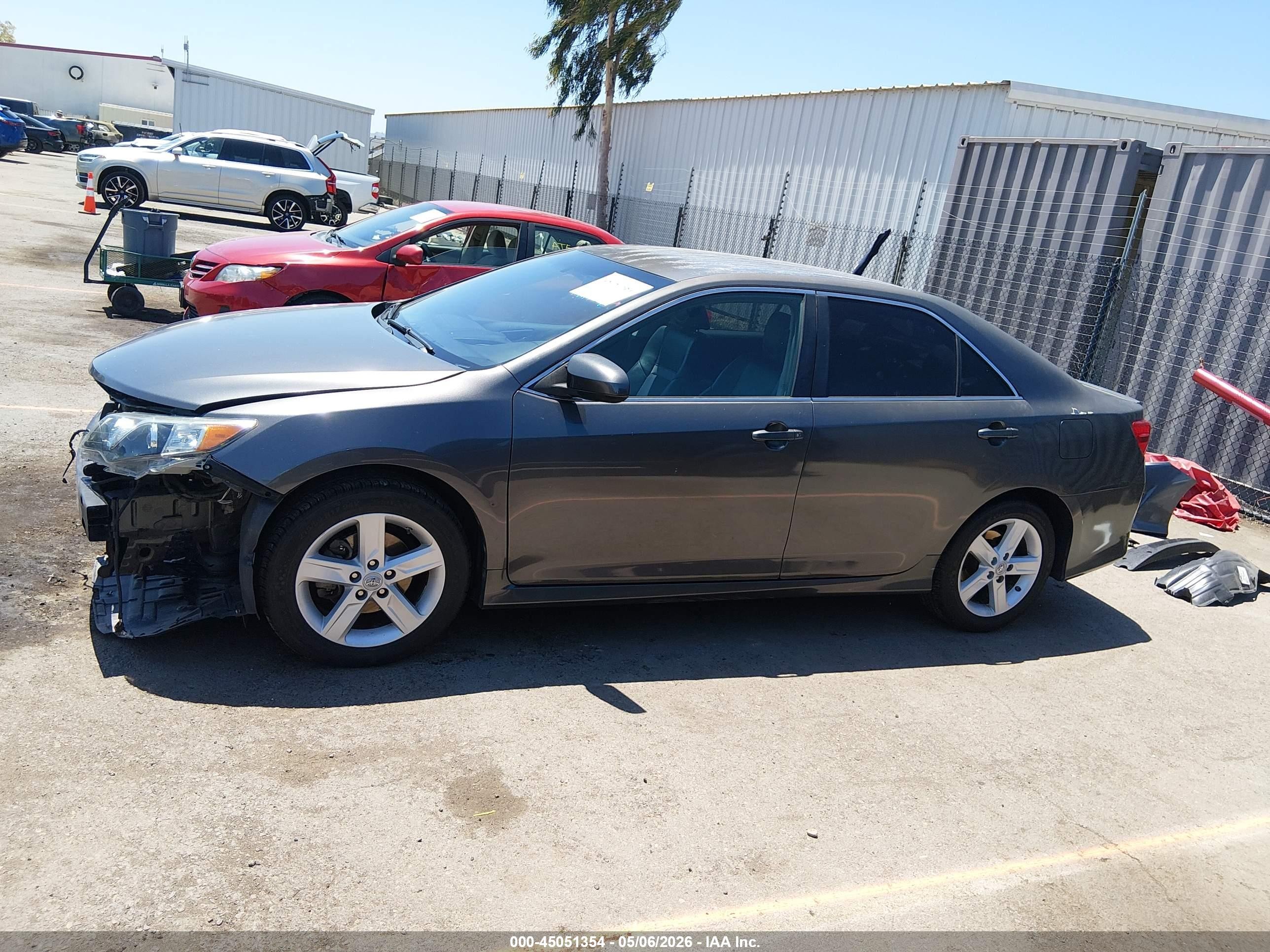 2012 Toyota Camry Se Серый vin: 4T1BF1FKXCU146047