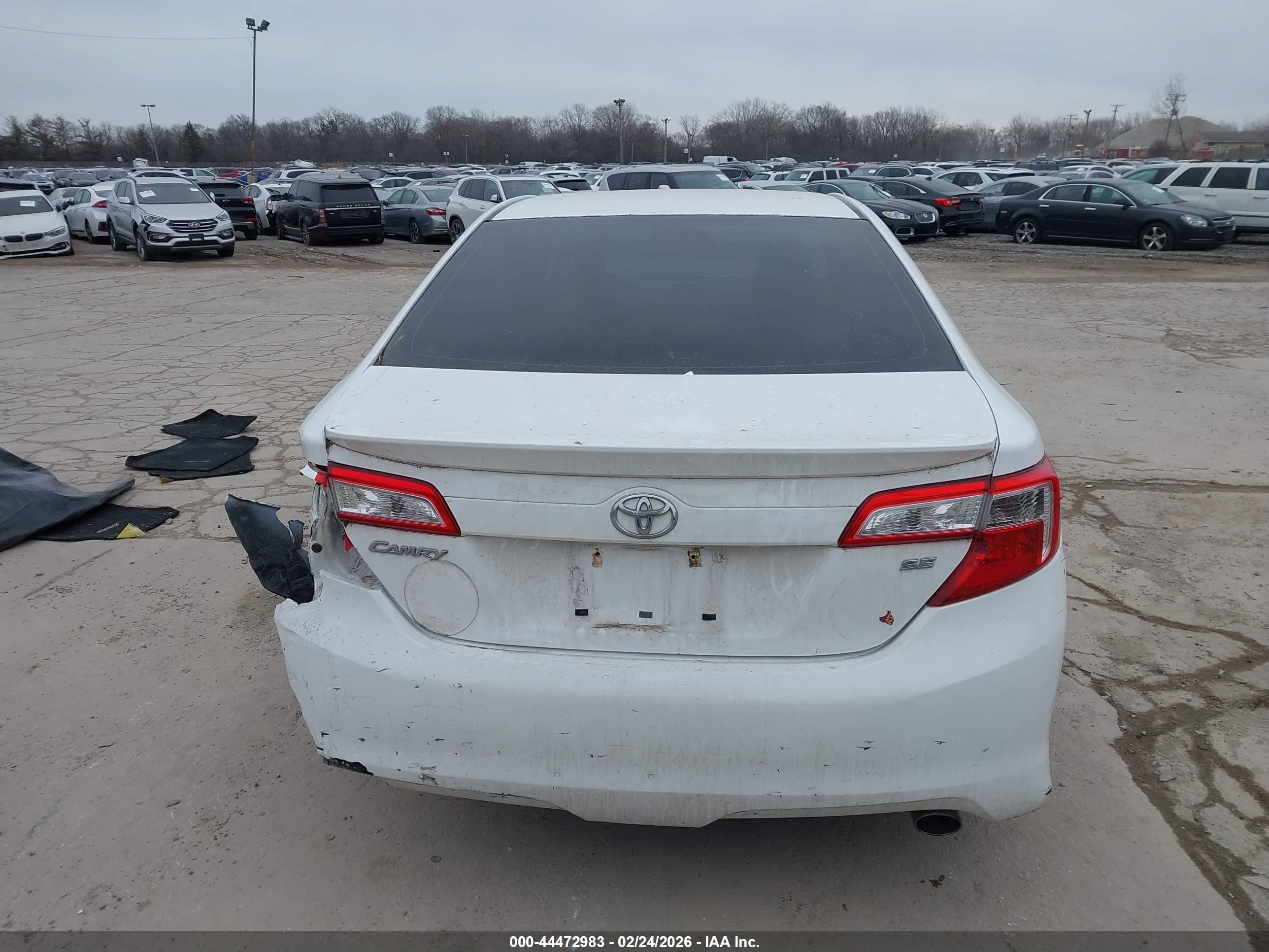 2012 Toyota Camry Se White vin: 4T1BF1FKXCU181431