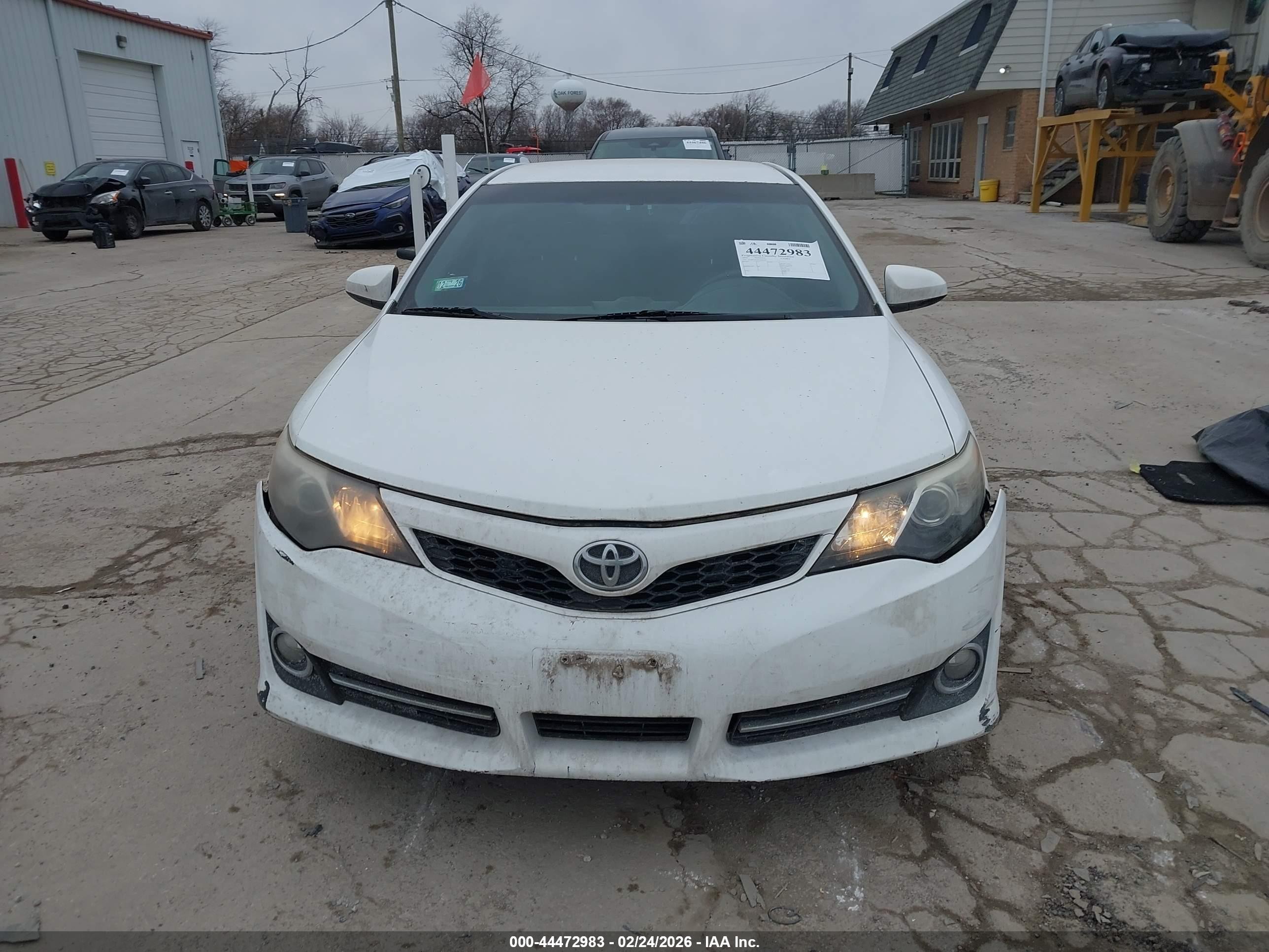 2012 Toyota Camry Se White vin: 4T1BF1FKXCU181431