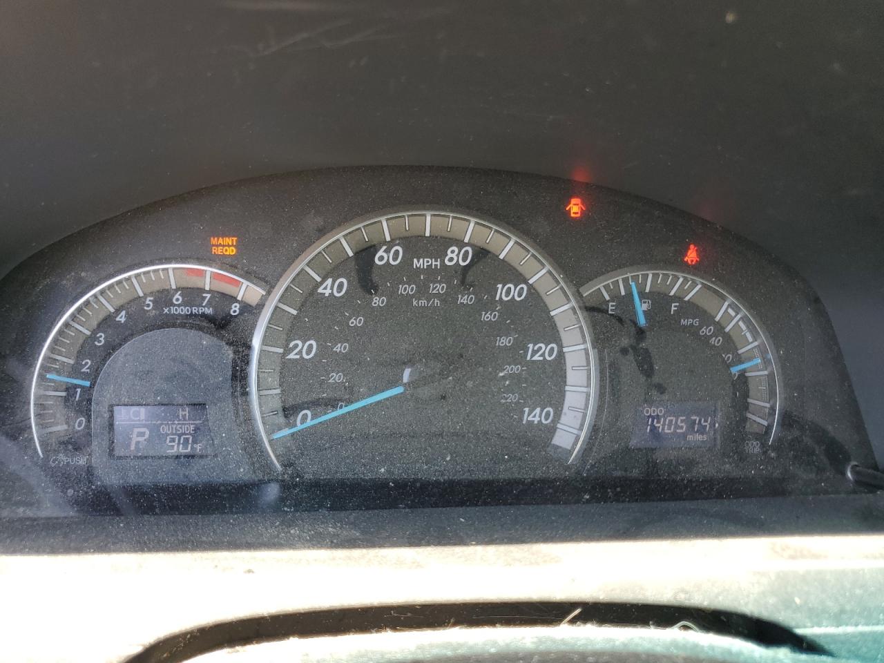 2012 Toyota Camry Se Черный vin: 4T1BF1FKXCU183468 Damage: Warning Light - Maintenance, On, Unacceptable