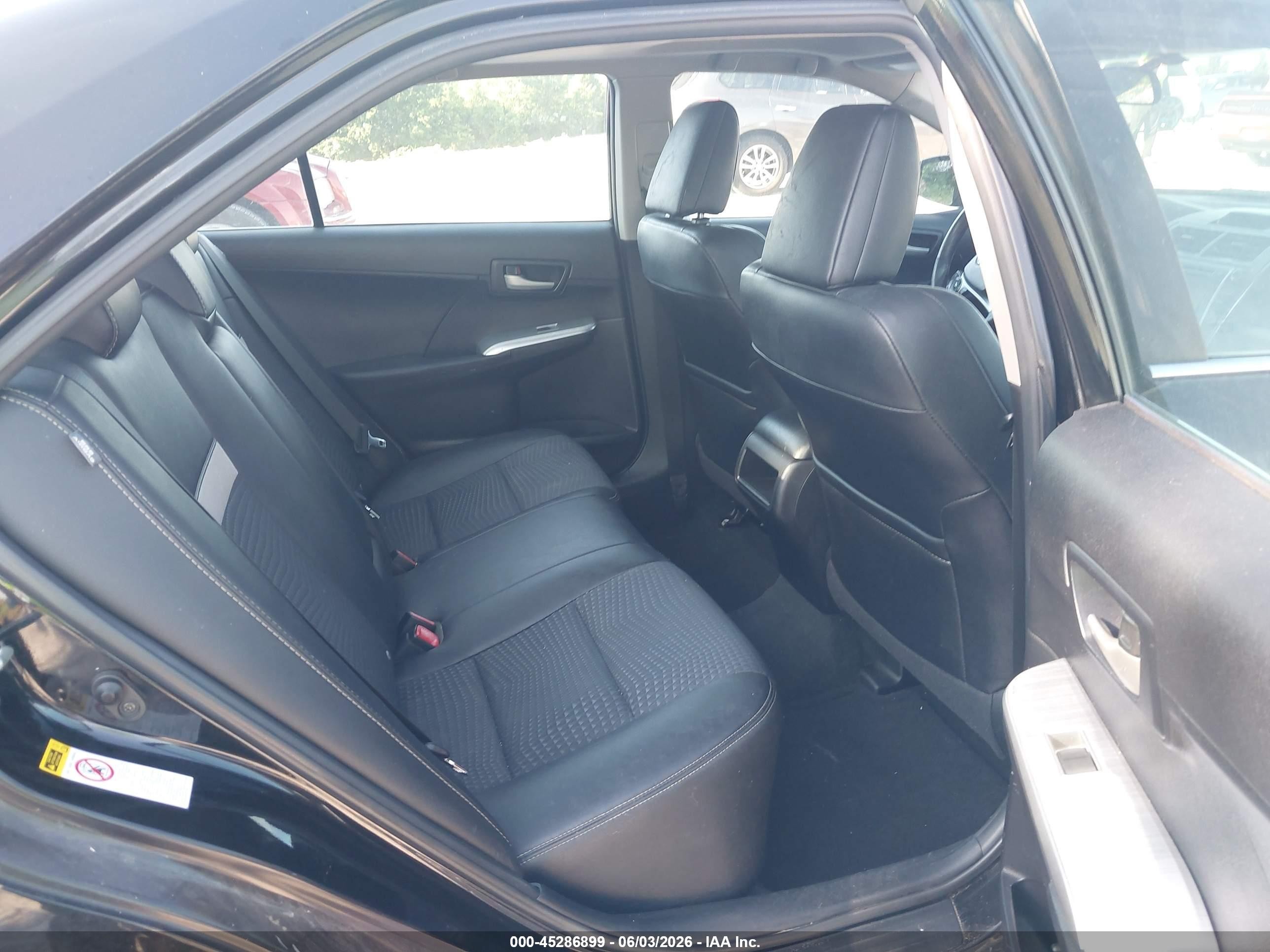 2012 Toyota Camry Se Limited Edition Black vin: 4T1BF1FKXCU202438