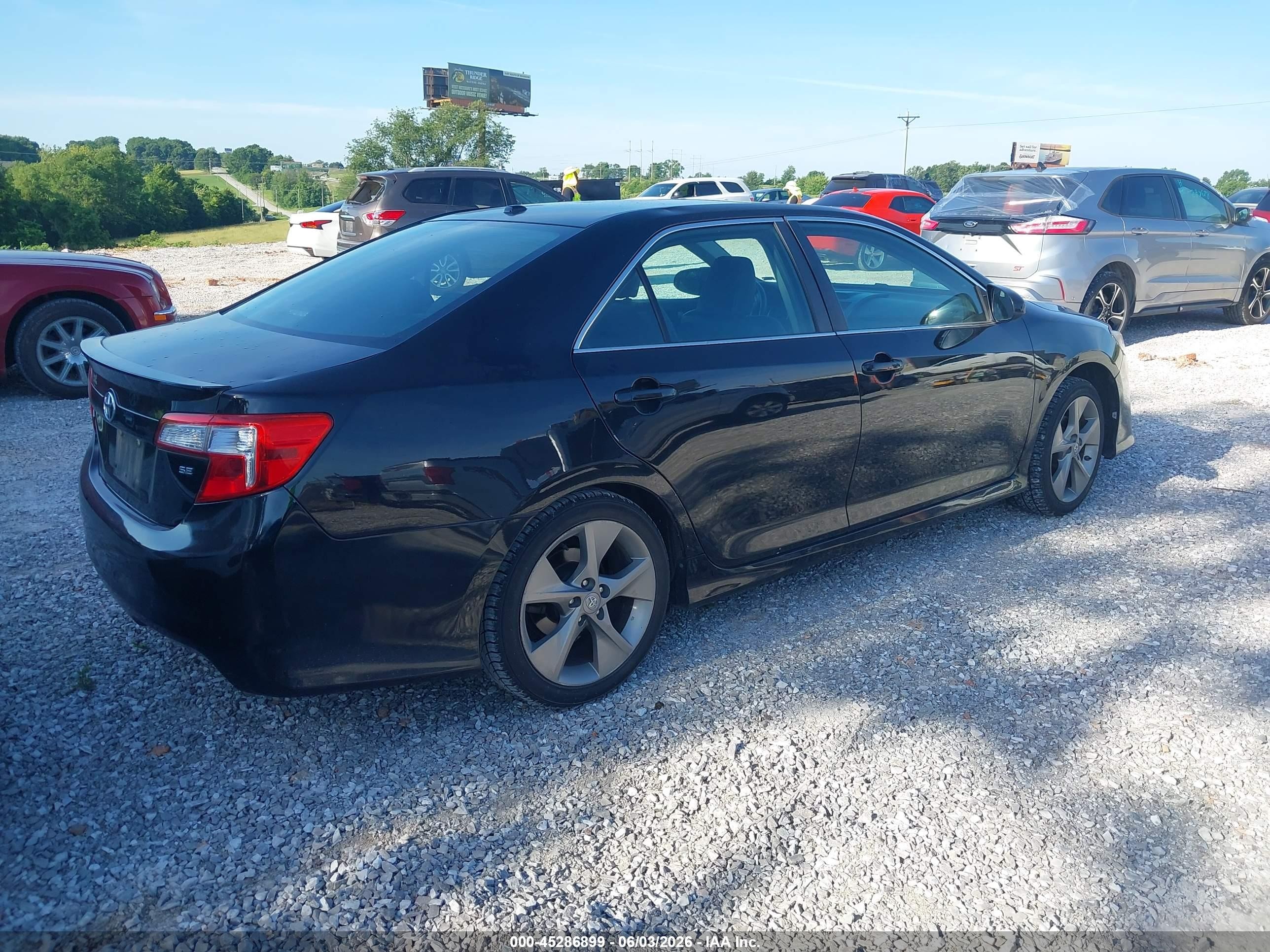 2012 Toyota Camry Se Limited Edition Black vin: 4T1BF1FKXCU202438